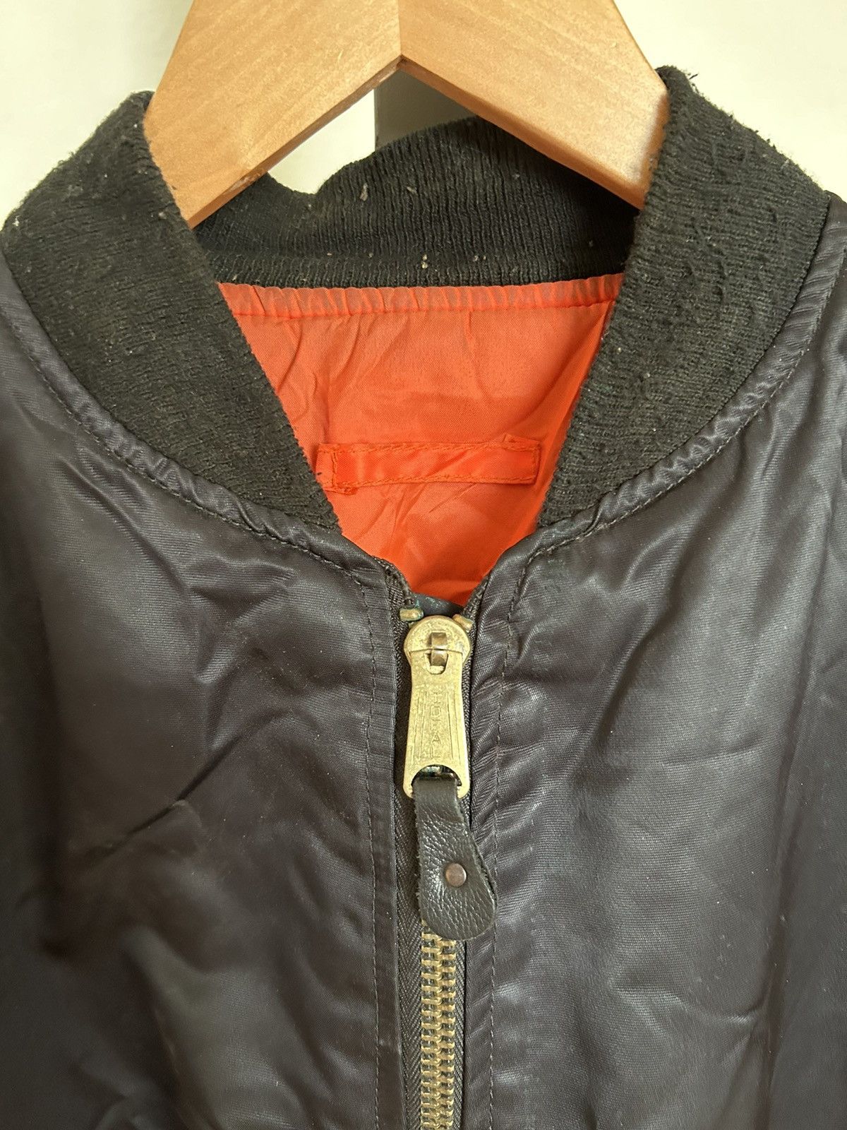 Camel × Vintage Vintage Camel MA-1 Bomber Jacket Size US L / EU 52-54 / 3 - 3 Thumbnail