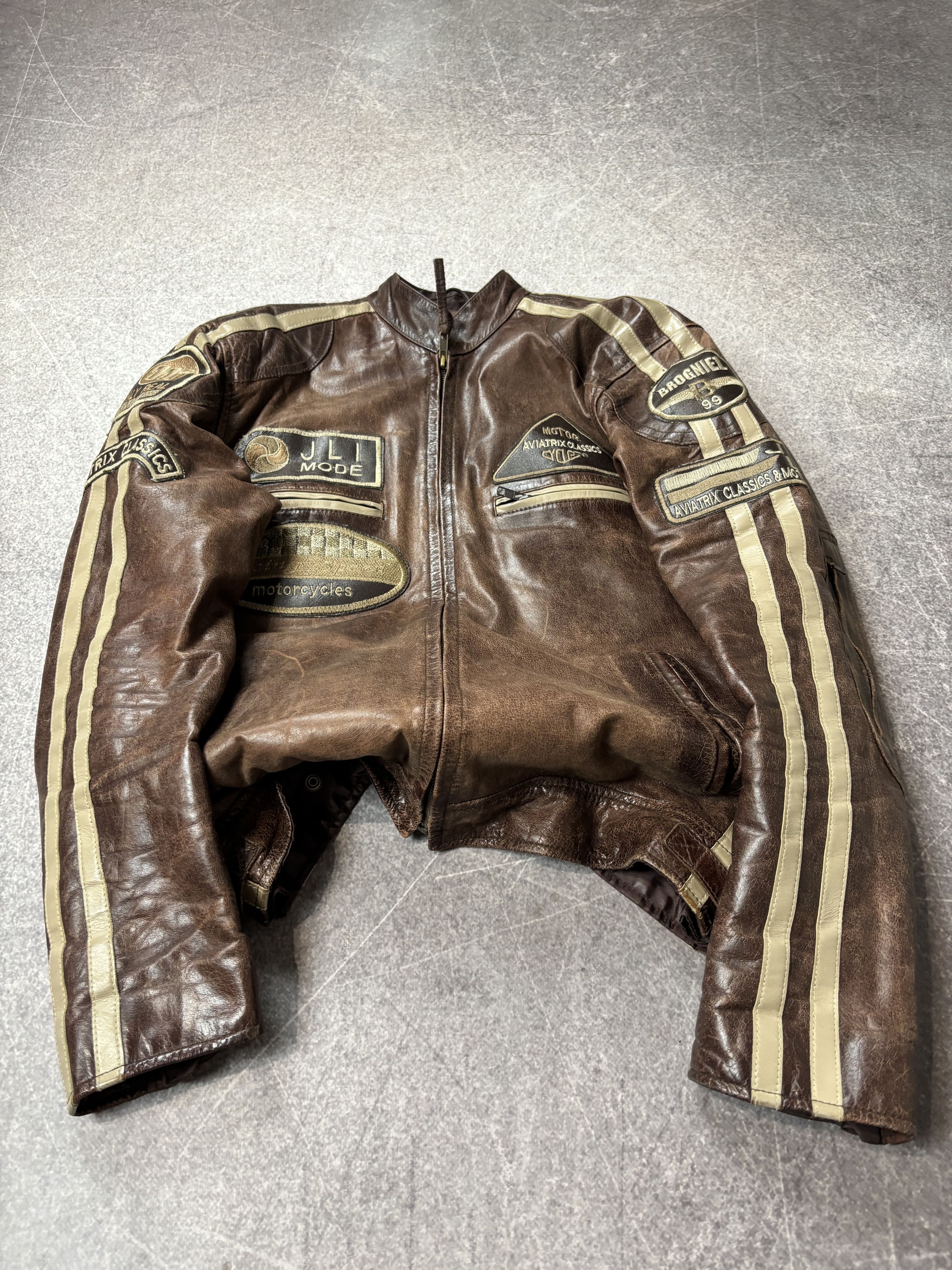 Yohji Yamamoto vTG rick owens type racing cropped leather jacket mens Size US S / EU 44-46 / 1 - 3 Thumbnail