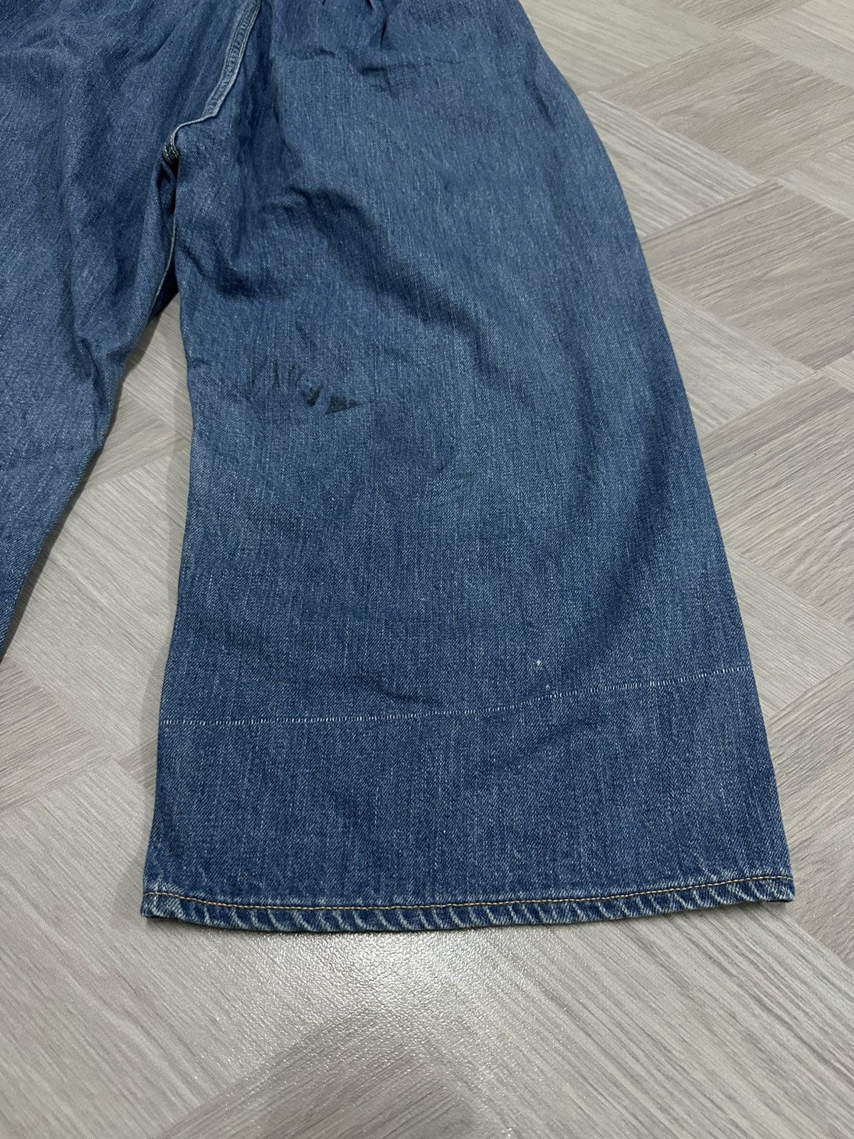 Kapital Kapital Japan Wide Leg Buckle Bag Denim Pant Size US 28 / EU 44 - 10 Thumbnail