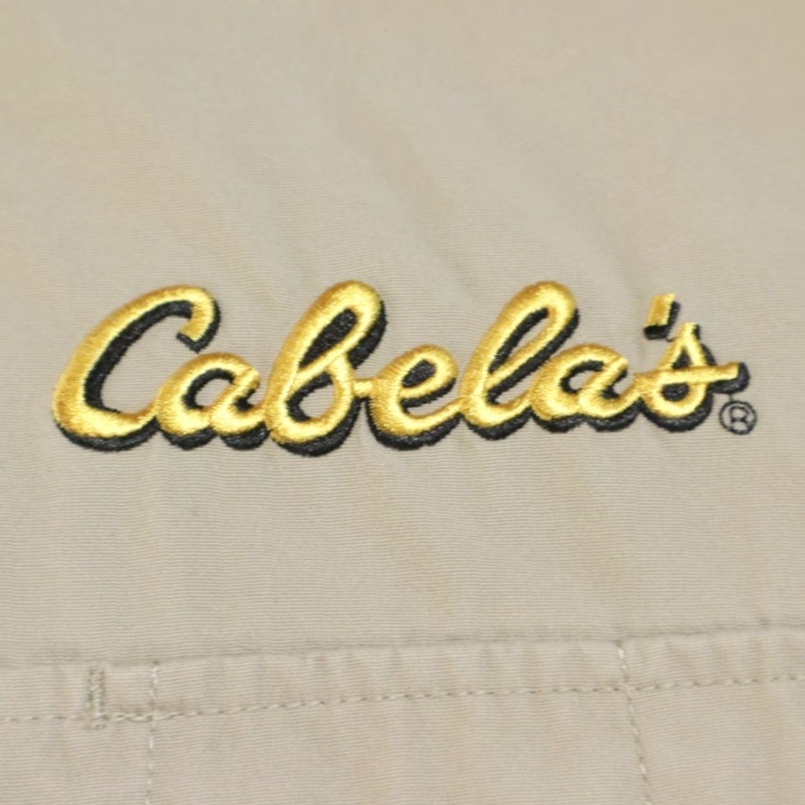 Vintage Cabelas Outfitter Employee Cotton Blend Solid Long Sleeve Button Down Shirt Tan Mens LT Size US L / EU 52-54 / 3 - 7 Thumbnail