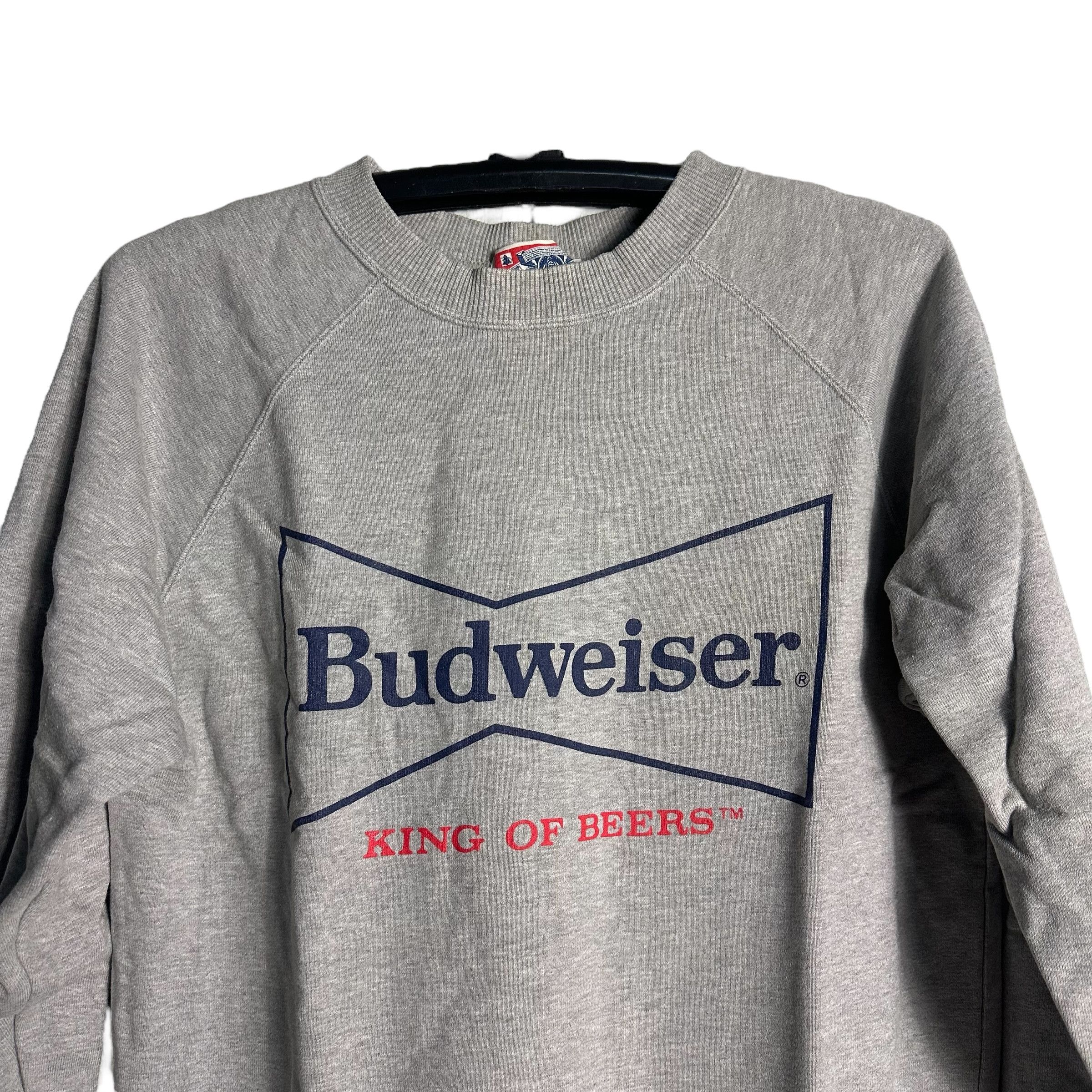 Budweiser 🔥RARE🔥Vintage Budweiser Beer Spell Out Crewneck Sweatshirt Size US M / EU 48-50 / 2 - 2 Thumbnail