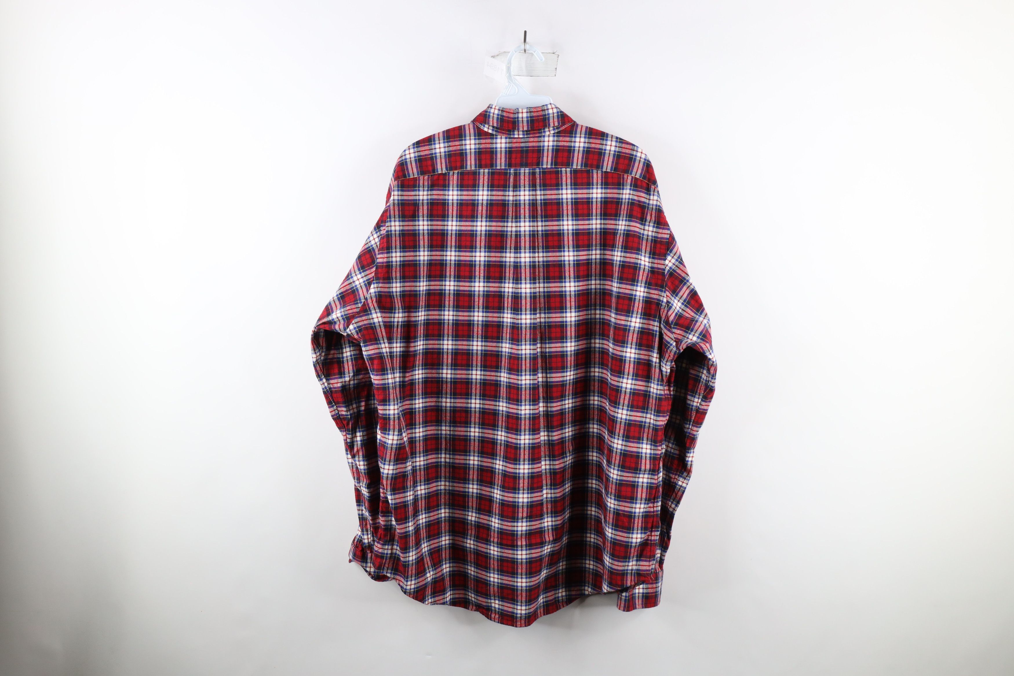 Polo Ralph Lauren Vintage 90s Ralph Lauren Fit Flannel Button Down Shirt Size US XL / EU 56 / 4 - 6 Thumbnail