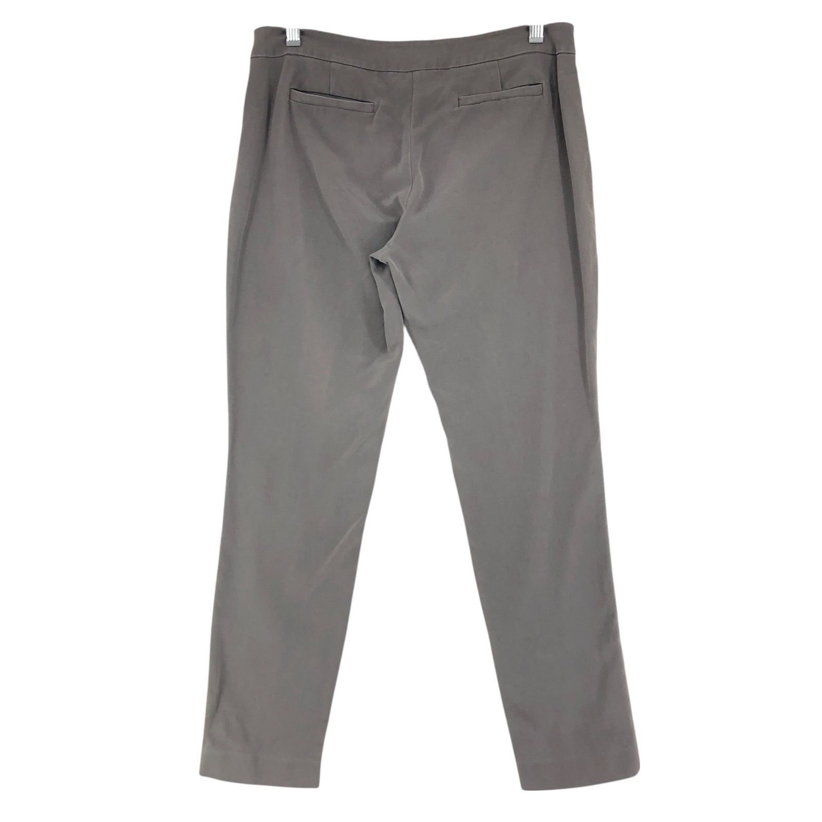 Eileen Fisher Eileen Fisher Size 6 Pants Silk Cotton Stretch Side Zip Gray Size 28" / US 6 / IT 42 - 5 Thumbnail