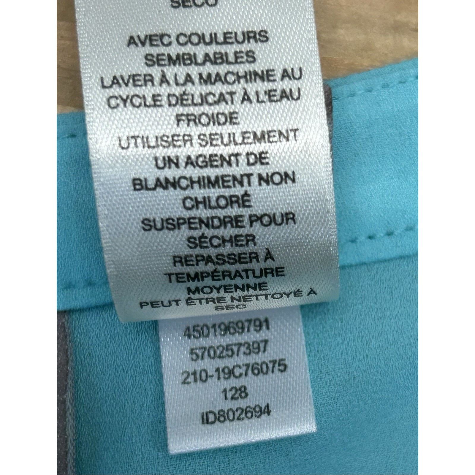 Chicos CHICO'S Size 0 Small Womens Teal Split Neck Blouse Size S / US 4 / IT 40 - 12 Thumbnail