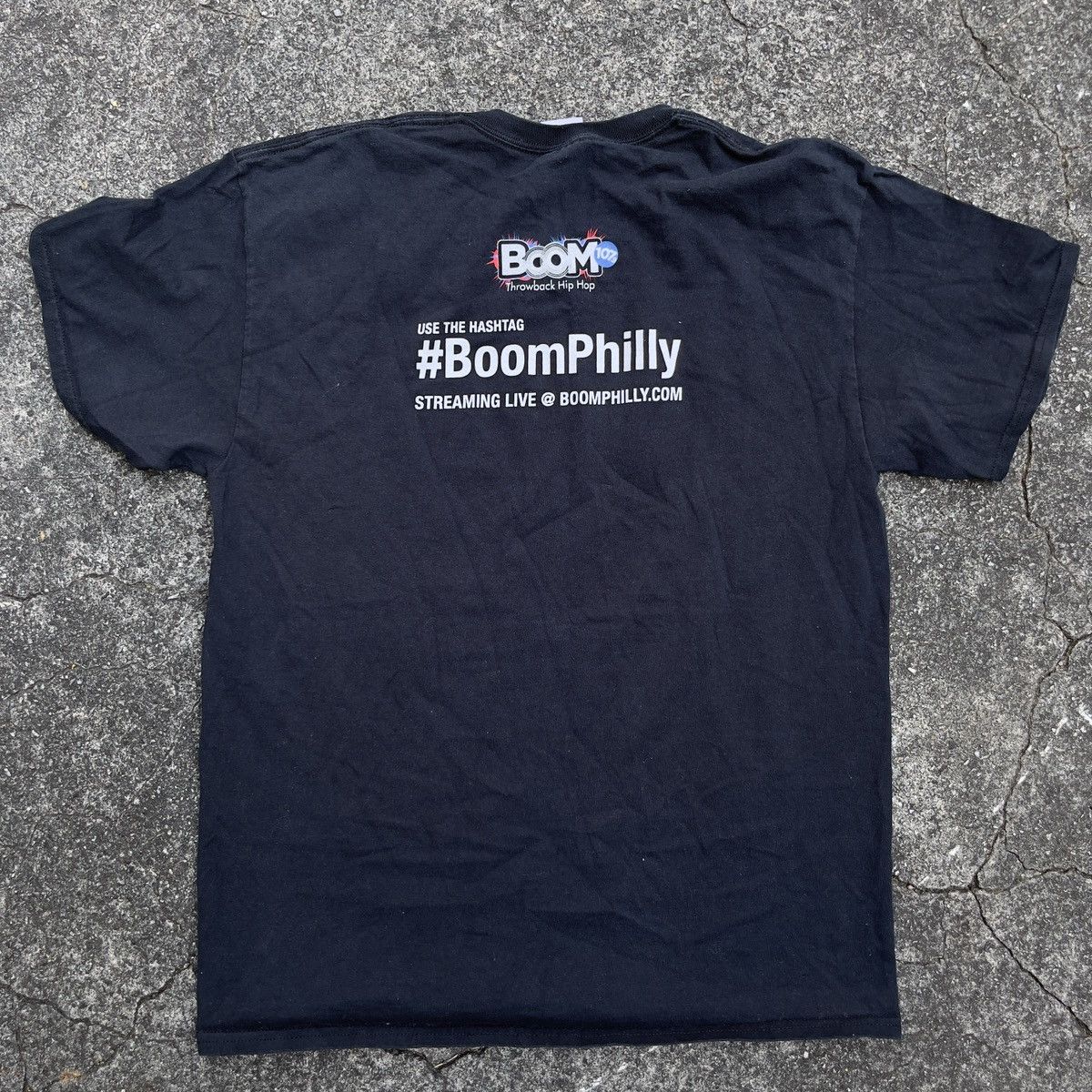 Gildan × Vintage Vintage Y2K BOOM PHILLY 107.9 THROWBACK HIP HOP Shirt Size US L / EU 52-54 / 3 - 4 Thumbnail