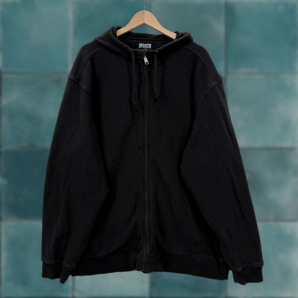 Vintage Duluth Hoodie Full Zip Mens 3XL Black Storm Cotton Heavyweight Size US XXL / EU 58 / 5 - 1 Thumbnail