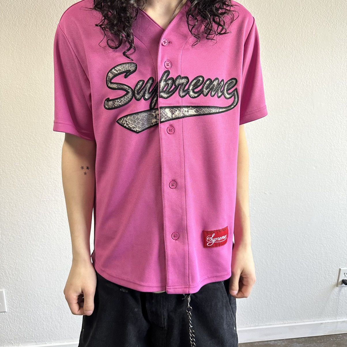 Supreme Supreme Paneled Black Jersey | Grailed