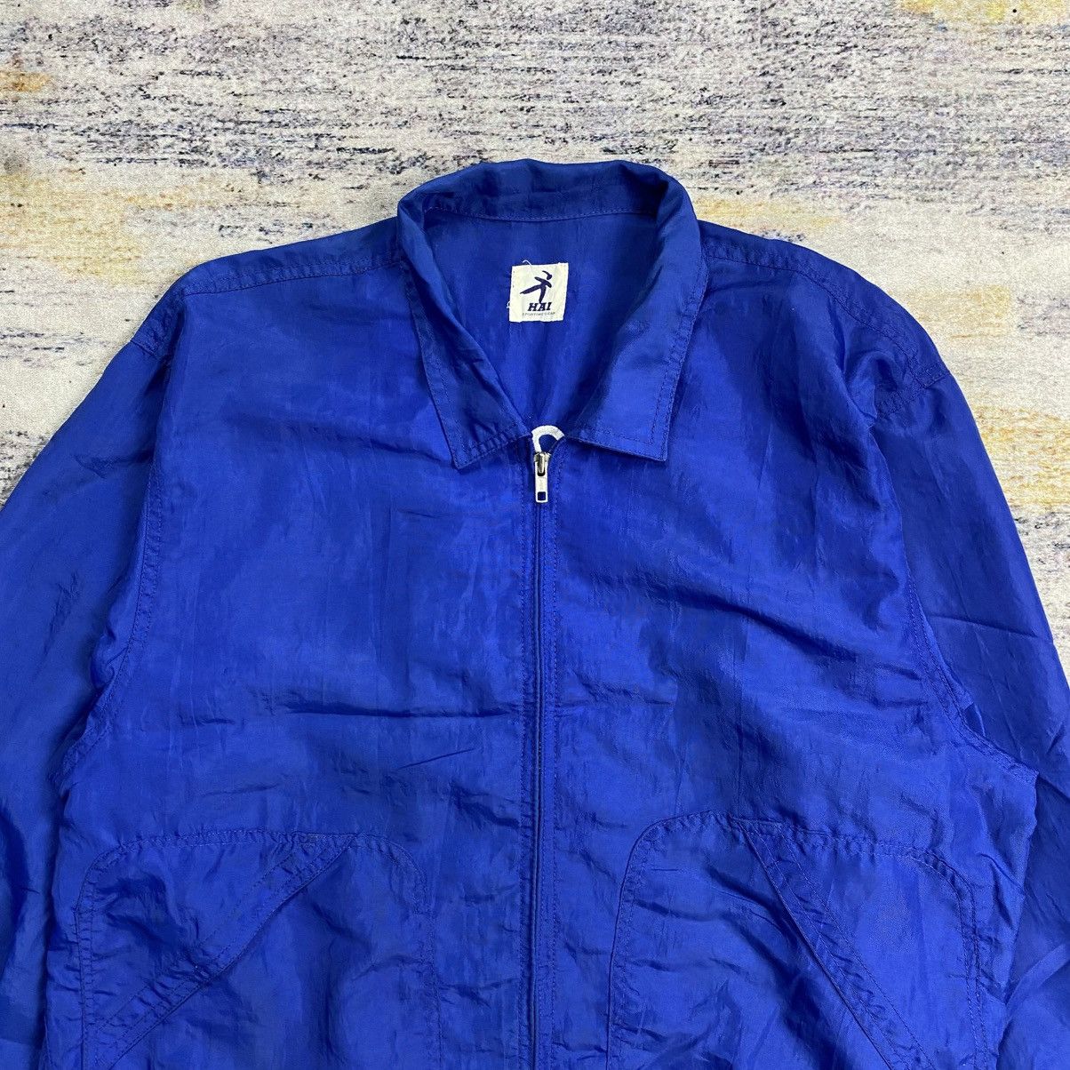 Hai Sporting Gear × Issey Miyake Vintage 90s Hai sporting gear big logo embroidery jacket Size US L / EU 52-54 / 3 - 3 Thumbnail