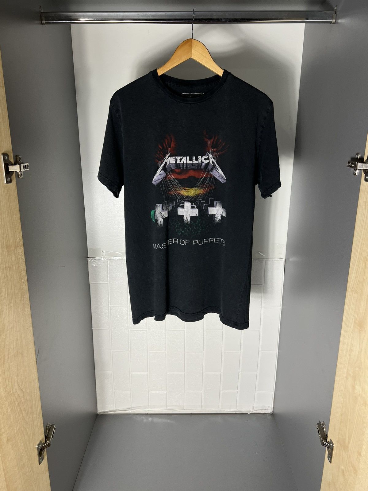 Band Tees VINTAGE METALLICA WORLD TOUR ROCK T-SHIRT RETRO METAL 90s Size US L / EU 52-54 / 3 - 4 Thumbnail