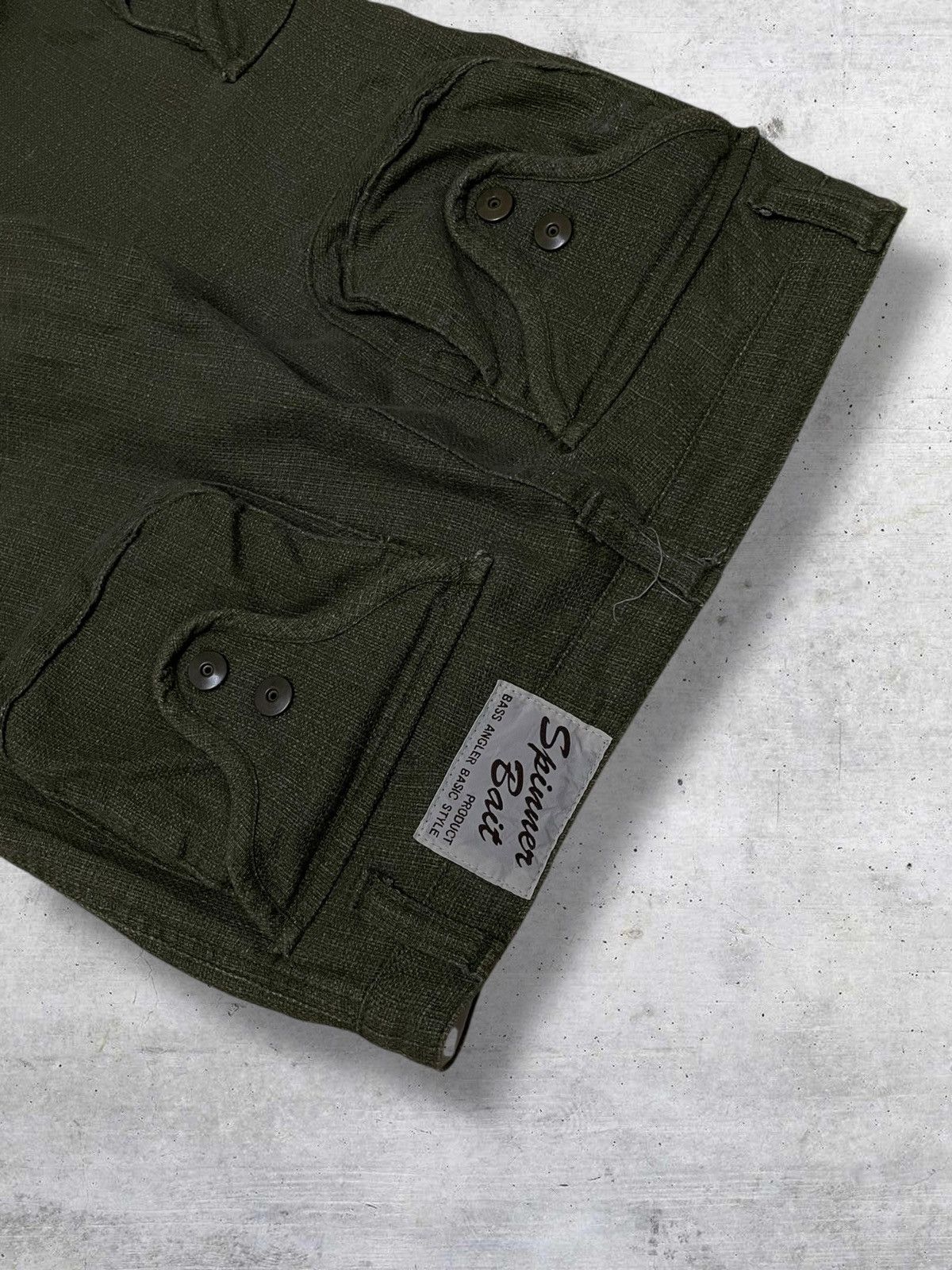 Japanese Brand VINTAGE SPINNER BAIT JAPAN DESIGNER CARGO ARMY LIKE GOA PANT Size US 29 - 13 Thumbnail
