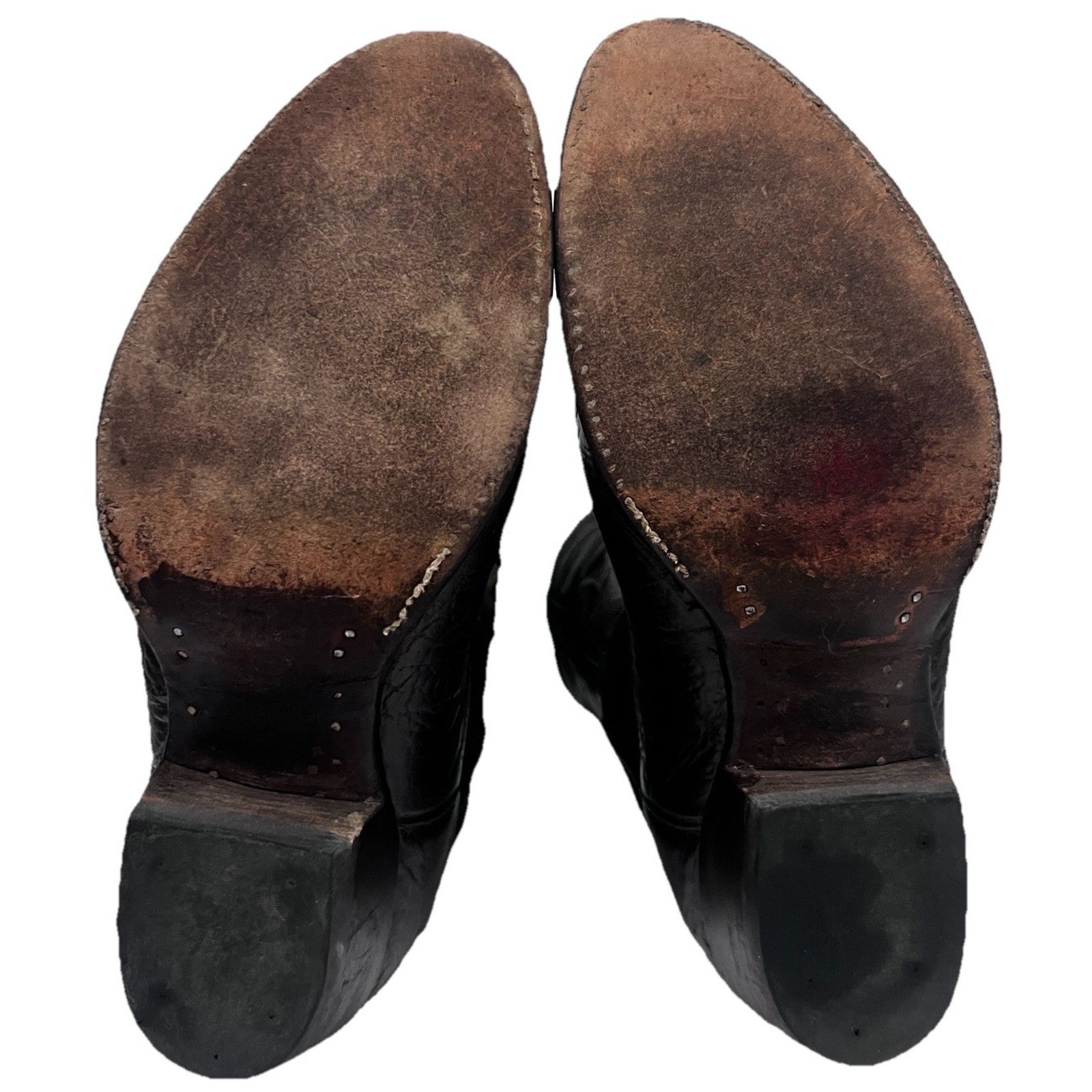 Tony Lama Tony Lama Cherry Black Leather Western Cowboy Boots US 10 Size US 10 / EU 43 - 6 Thumbnail