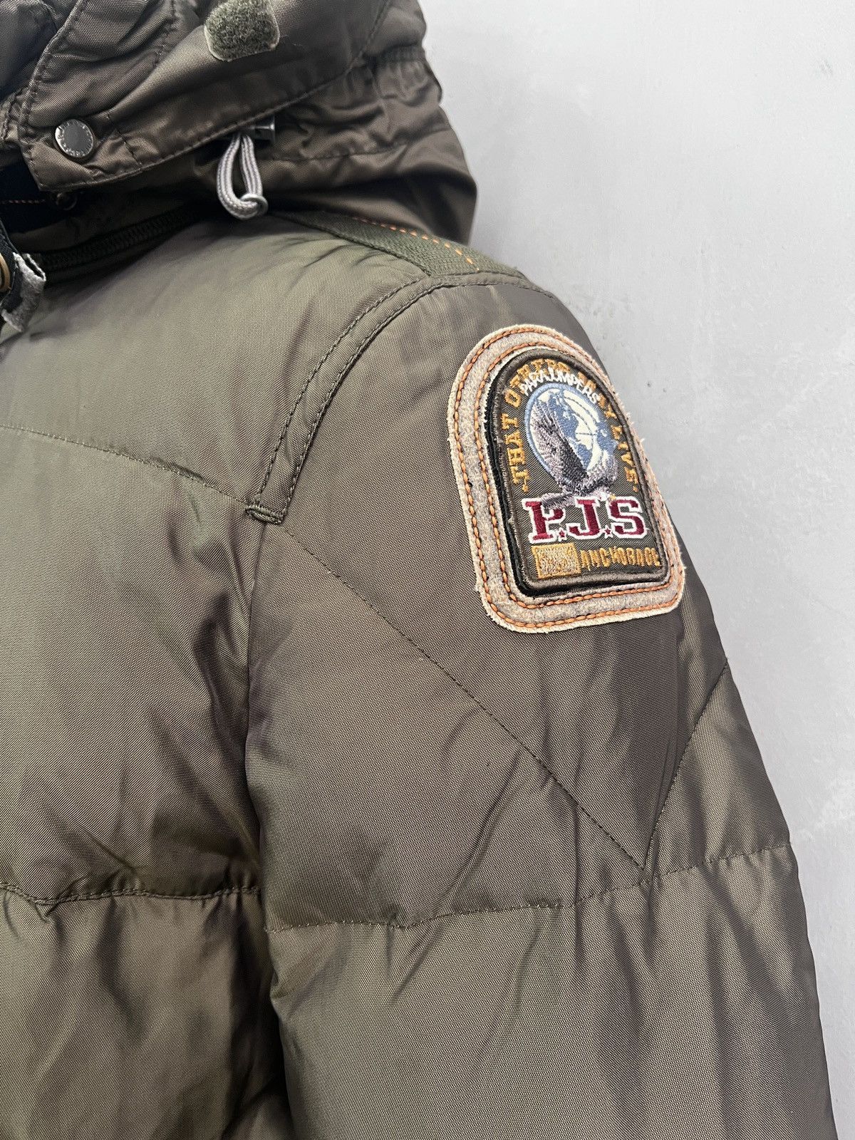 Parajumpers Puffer Long Jacket Green Down Jacket