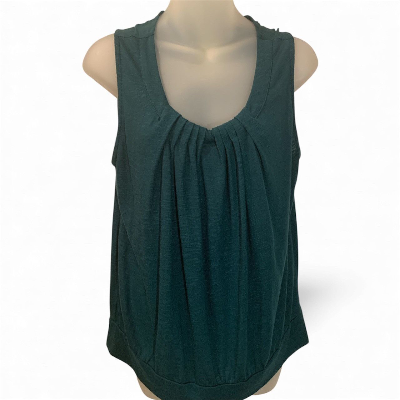 Loft Loft Dark Green Tank (item#10036) Size L / US 10 / IT 46 - 1 Thumbnail