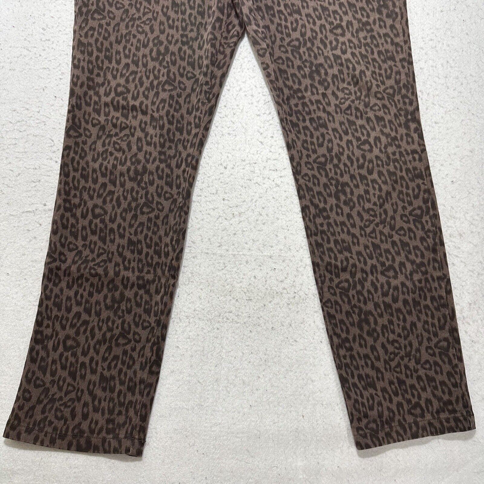 Liz Claiborne Liz Claiborne 10 Classic Pull On Stretch Pants Leopard Print Size 32" / US 10 / IT 46 - 3 Thumbnail