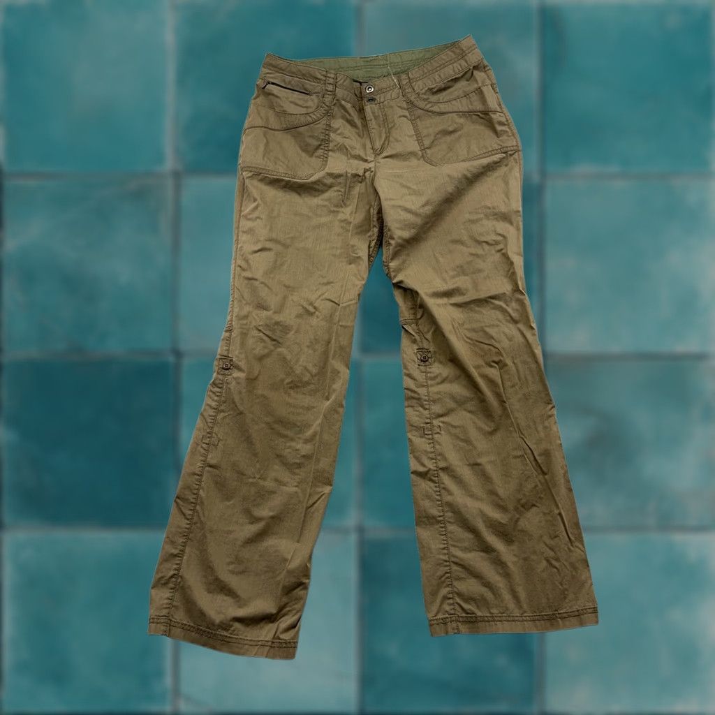 Vintage REI Womens 10 Co-op Willow Roll-Up Pants Brown Outdoors Straight 31" Inseam Womens Size 32" / US 10 / IT 46 - 1 Thumbnail
