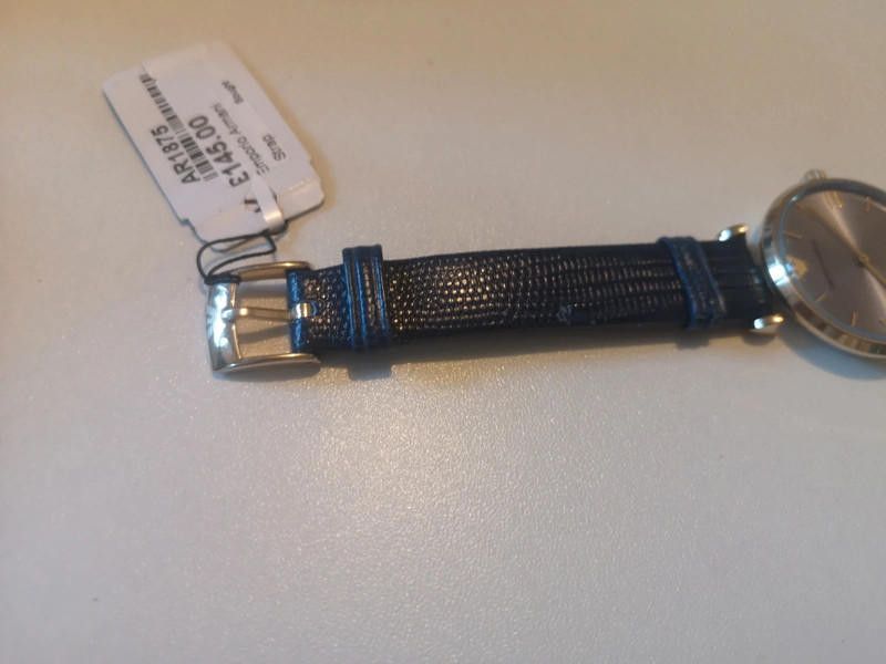 Emporio Armani Emporio Armani ladies blue leather strap AR1875 Size ONE SIZE - 3 Thumbnail