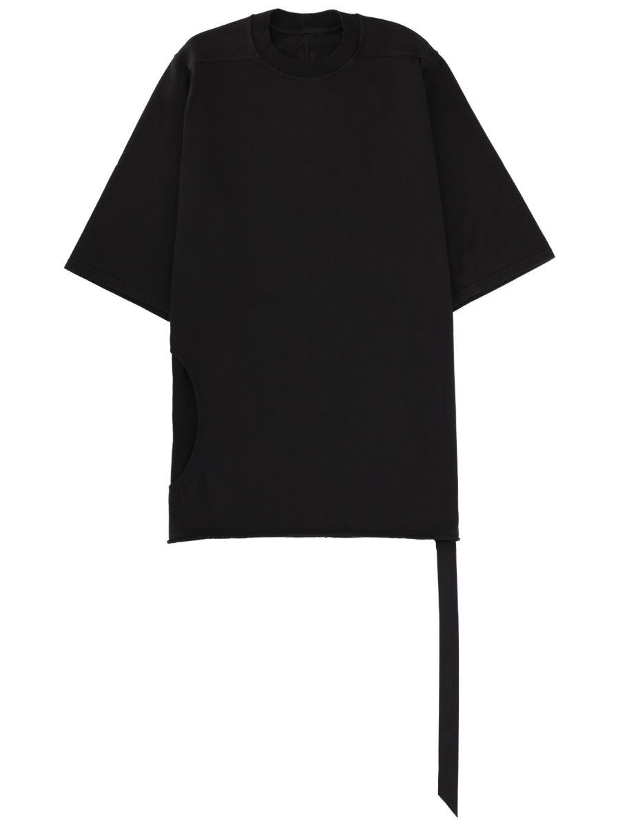 Rick Owens Drkshdw RICK OWENS DRKSHDW "SUBHUMAN JUMBO" T-SHIRT - BLACK Size US M / EU 48-50 / 2 - 1 Thumbnail