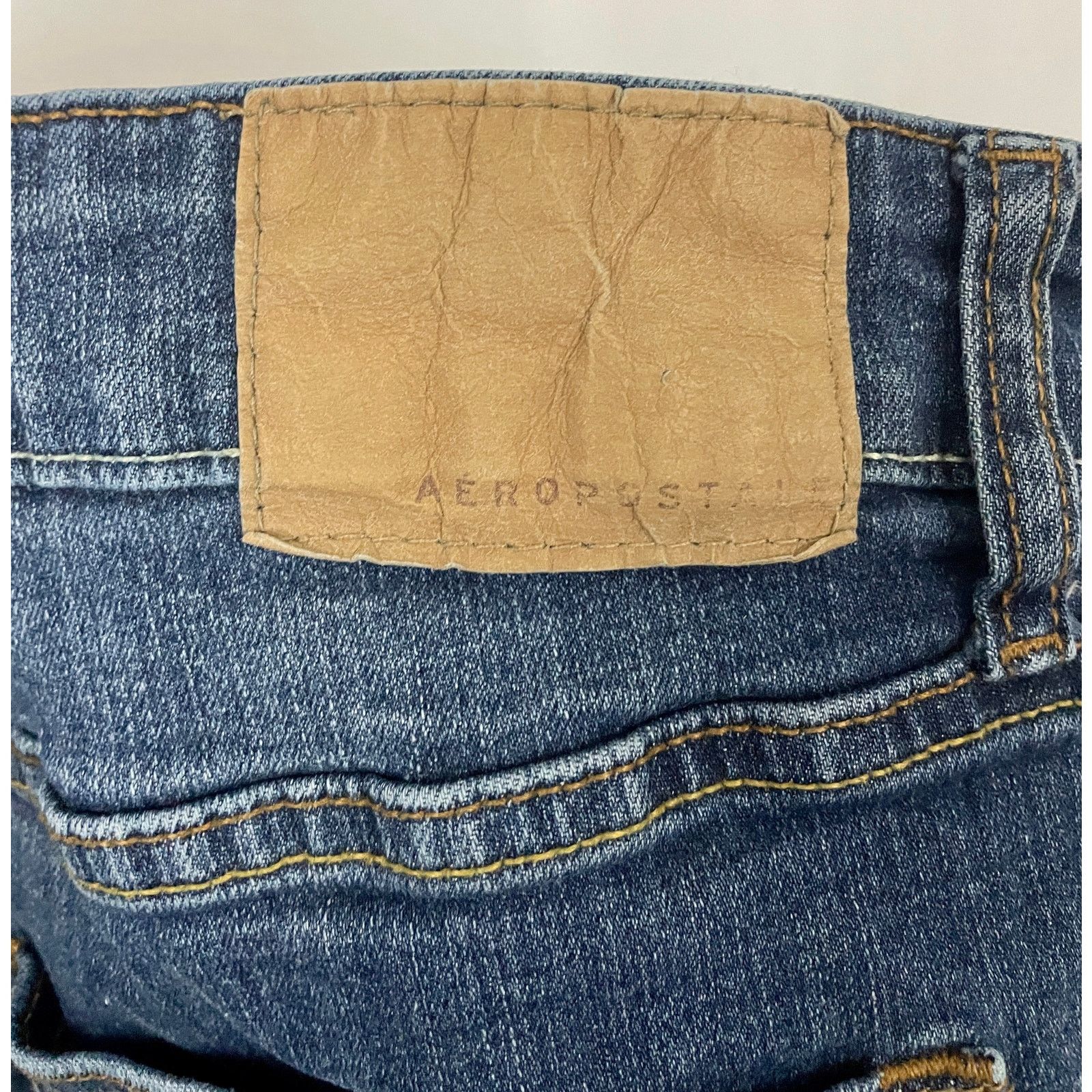 Aeropostale Aeropostale Blue Denim Straight Jeans 32X30 Men's Pants Size US 32 / EU 48 - 10 Thumbnail