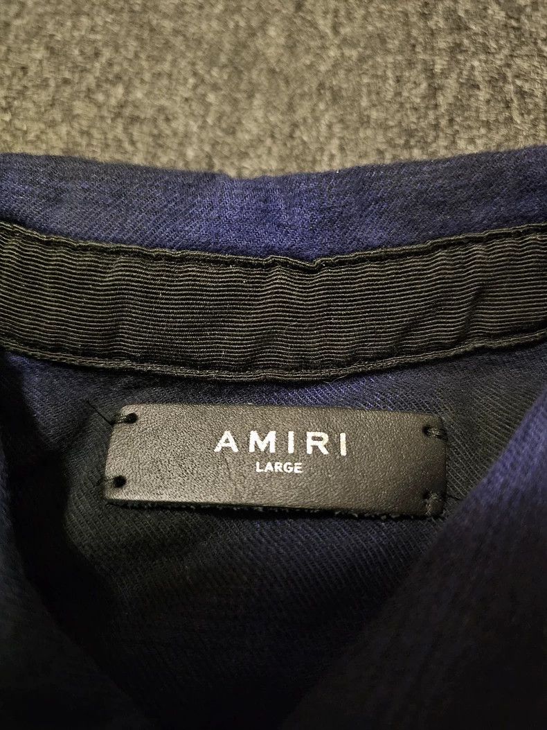Amiri Amiri Gradient blue plaid shirt Size US L / EU 52-54 / 3 - 3 Thumbnail