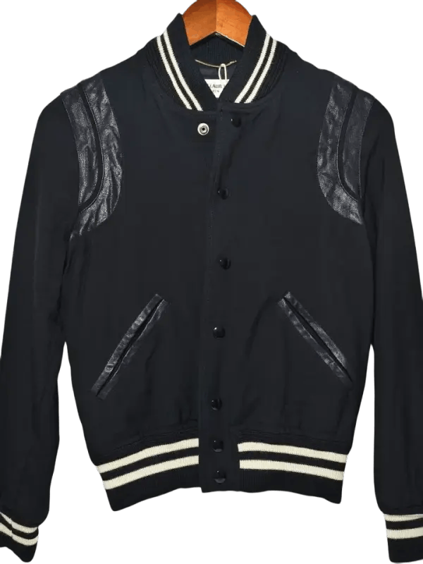 Saint Laurent Paris Yves Saint Laurent Classic Teddy Wool Leather Jacket-2507 Size US S / EU 44-46 / 1 - 7 Thumbnail