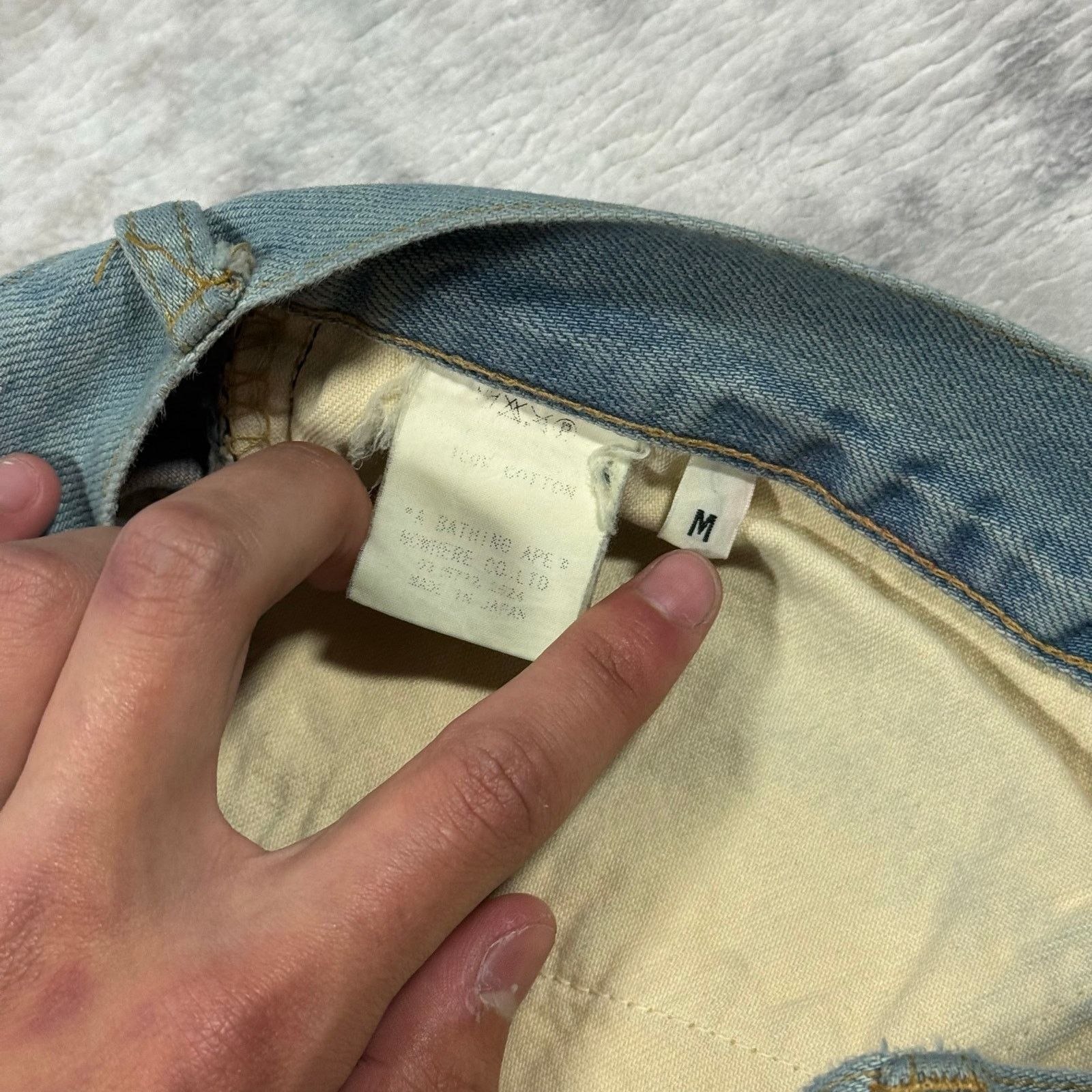 Bape × Nigo Authentic Bape 2000’s Ape Head Baggy Jeans 34 Size US 34 / EU 50 - 4 Thumbnail