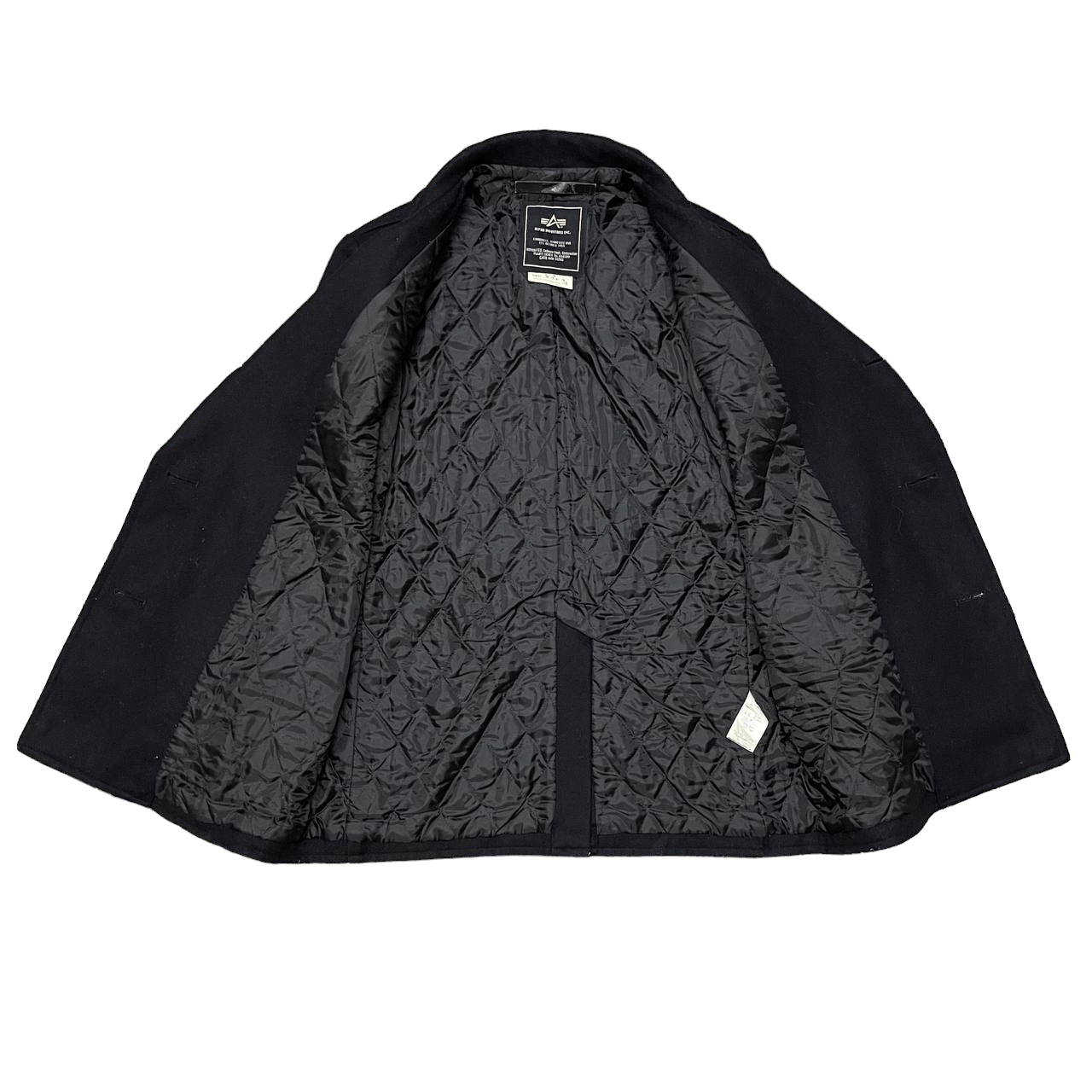 Alpha Industries Vintage Alpha Industries Wool Coat Double Breasted Size US M / EU 48-50 / 2 - 6 Thumbnail