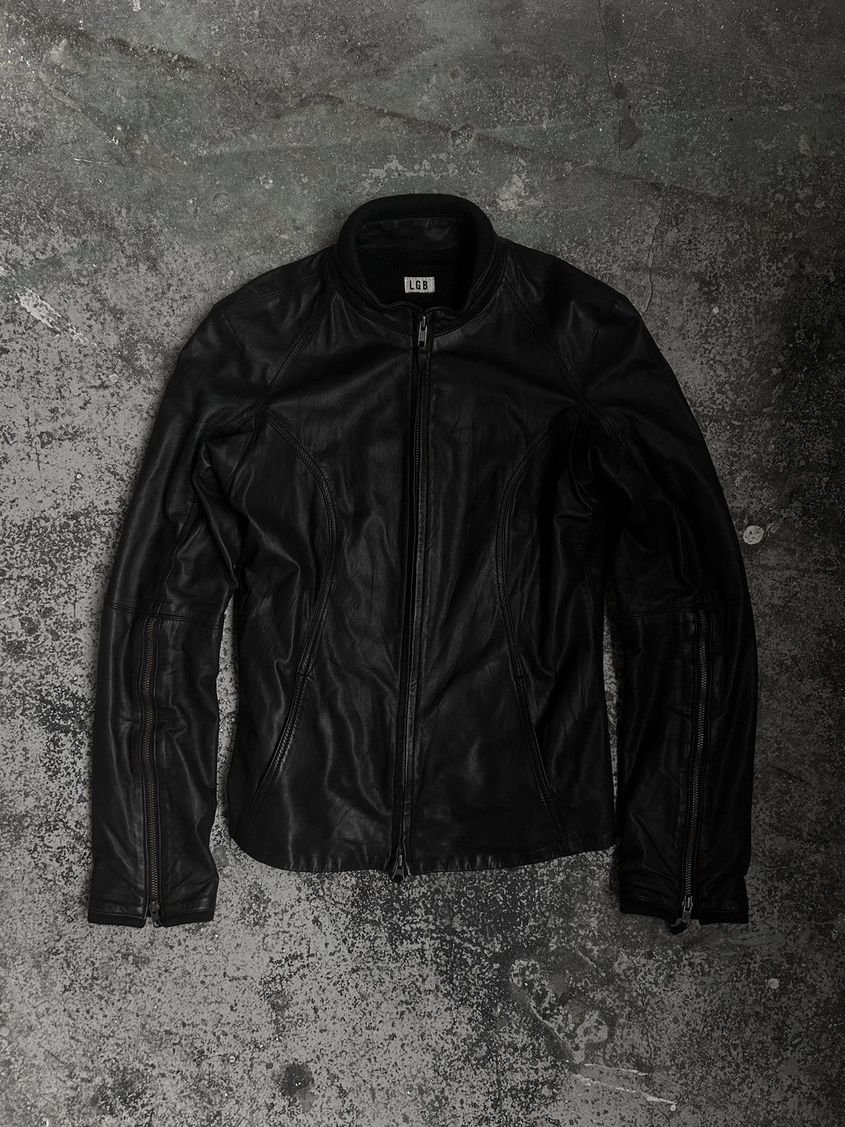 Le Grande Bleu (L.G.B.) LGB padded Leather jacket Size US M / EU 48-50 / 2 - 2 Thumbnail