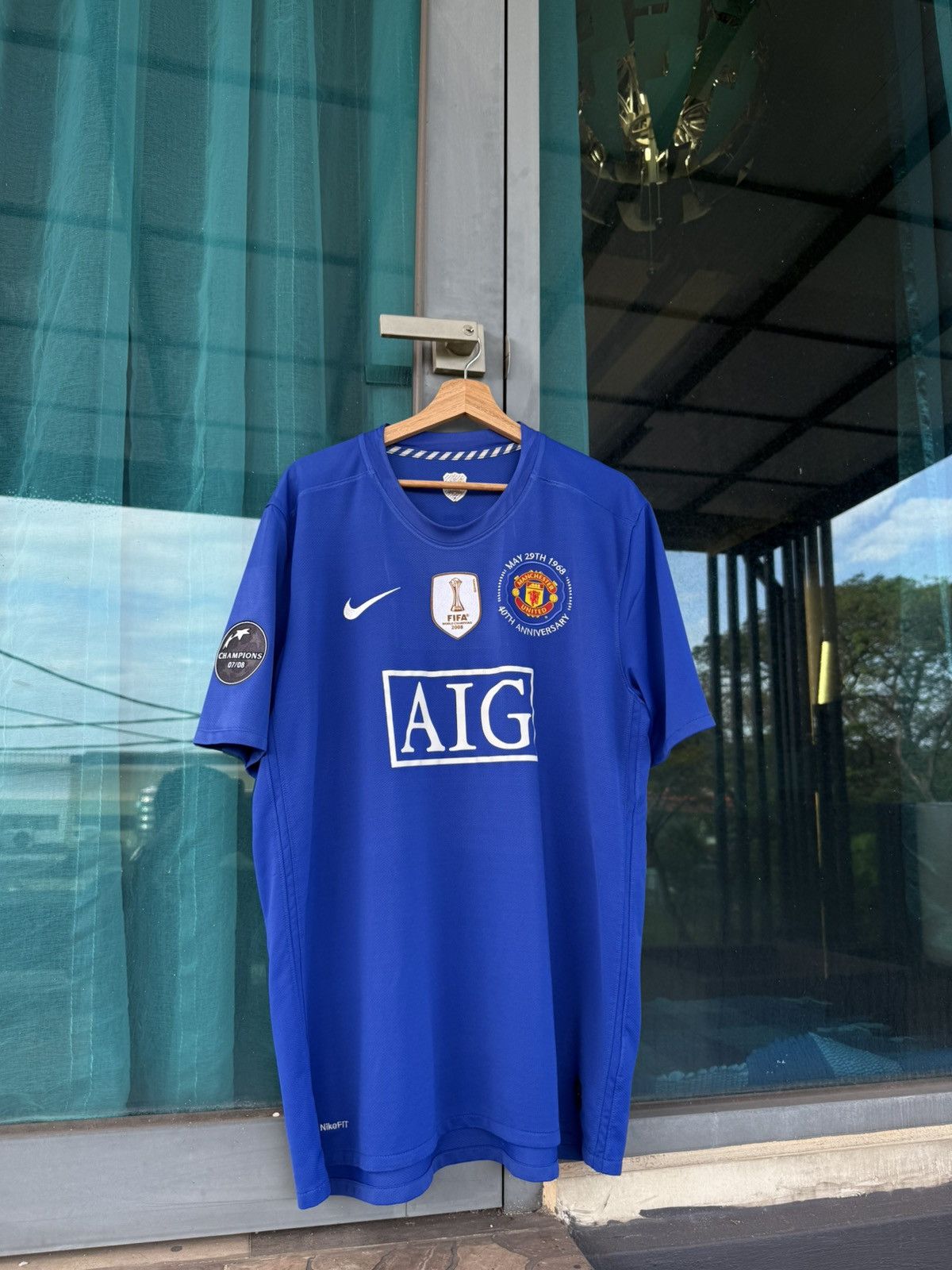 Nike Manchester United 2008 Ronaldo #7 Size US XXL / EU 58 / 5 - 1 Thumbnail