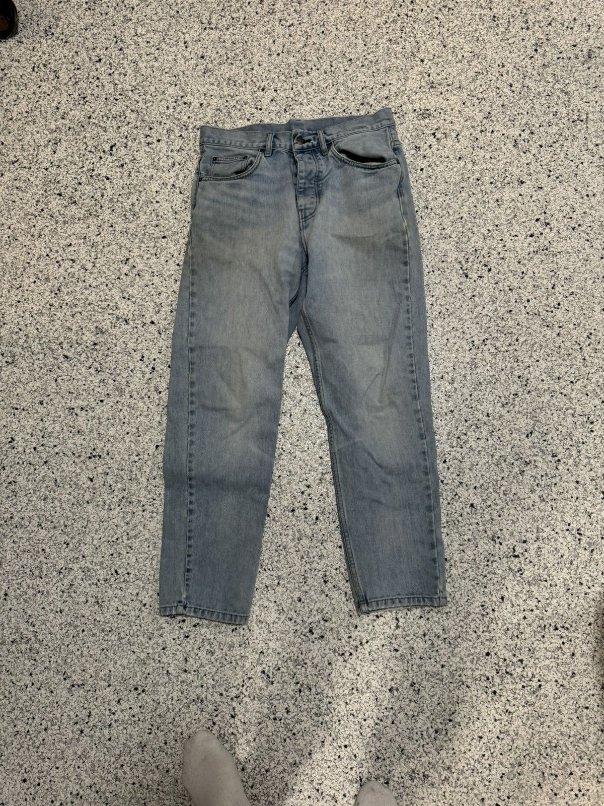 Carhartt Wip Vintage Carhartt WIP Washed Blue Jeans Newel Pant Size US 30 / EU 46 - 2 Thumbnail