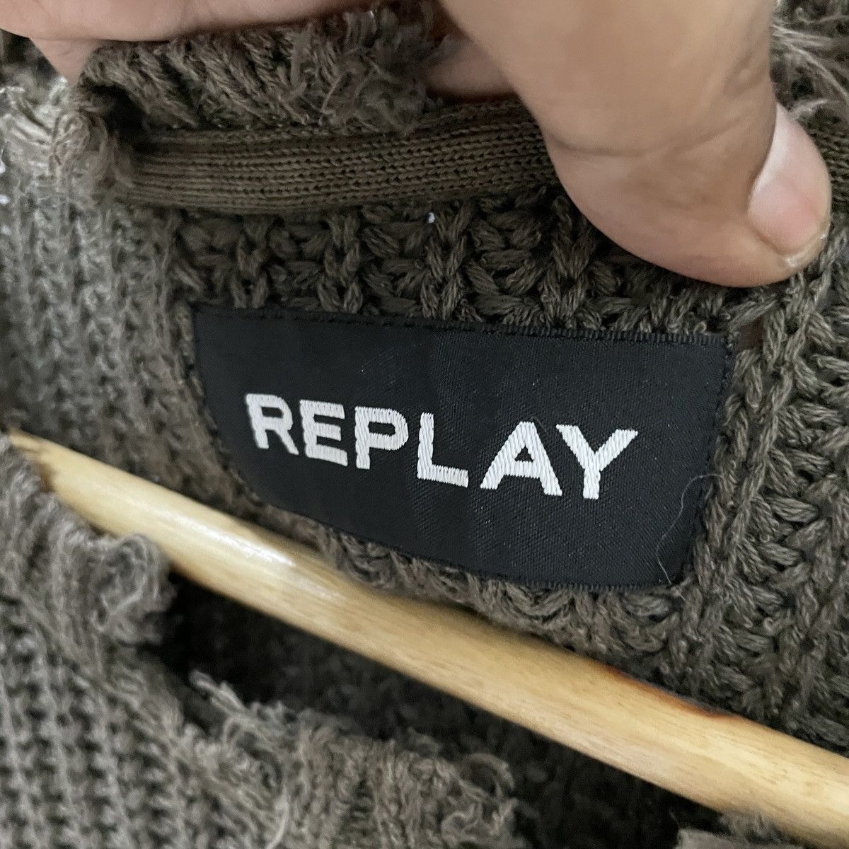 Replay Vintage Replay Distressed Motive Knitwear Size US S / EU 44-46 / 1 - 6 Thumbnail