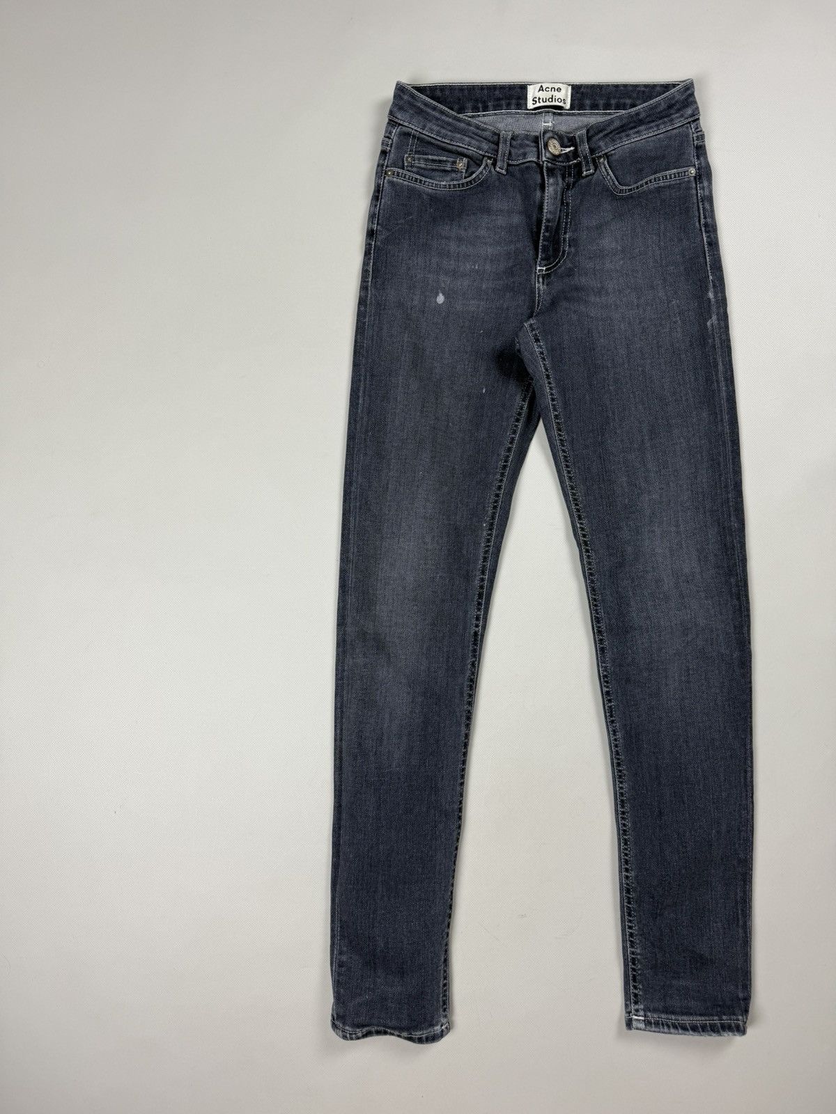 Acne Studios Acne Studios Skin 5 LT Raven Ladies Skinny Jeans Size 24" / US 00 / IT 34 - 2 Thumbnail