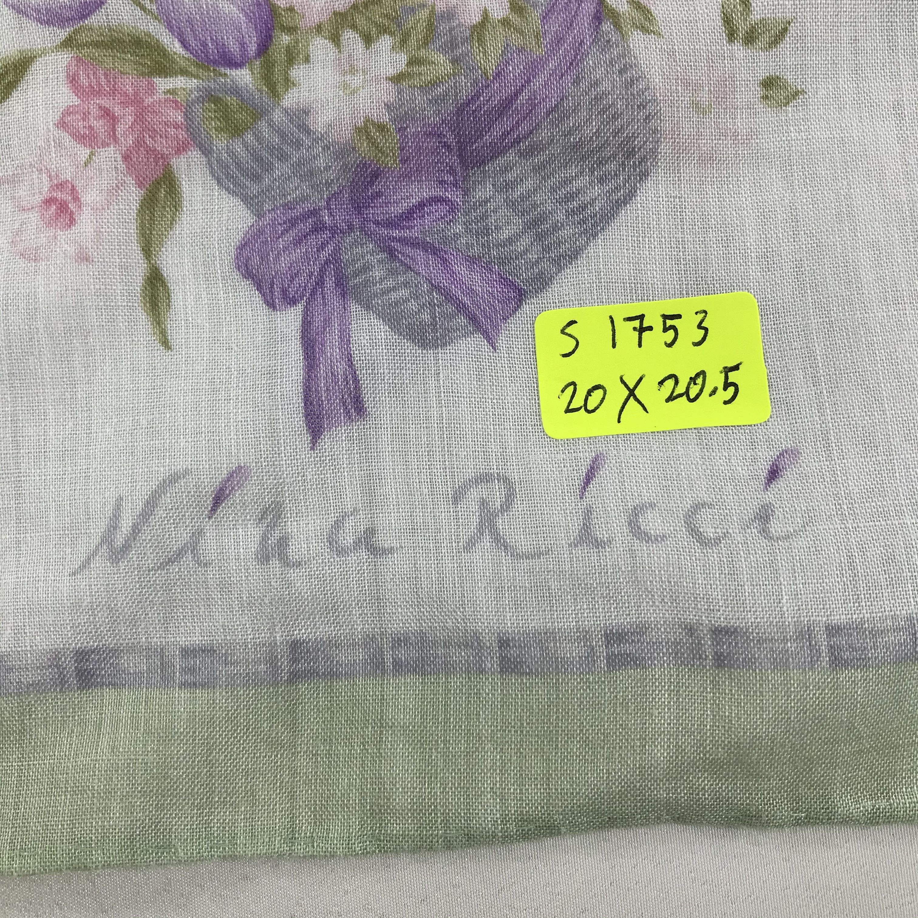 Nina Ricci × Vintage Nina Ricci Bandana / Handkerchief / Neckerchief - S1753 Size ONE SIZE - 5 Thumbnail