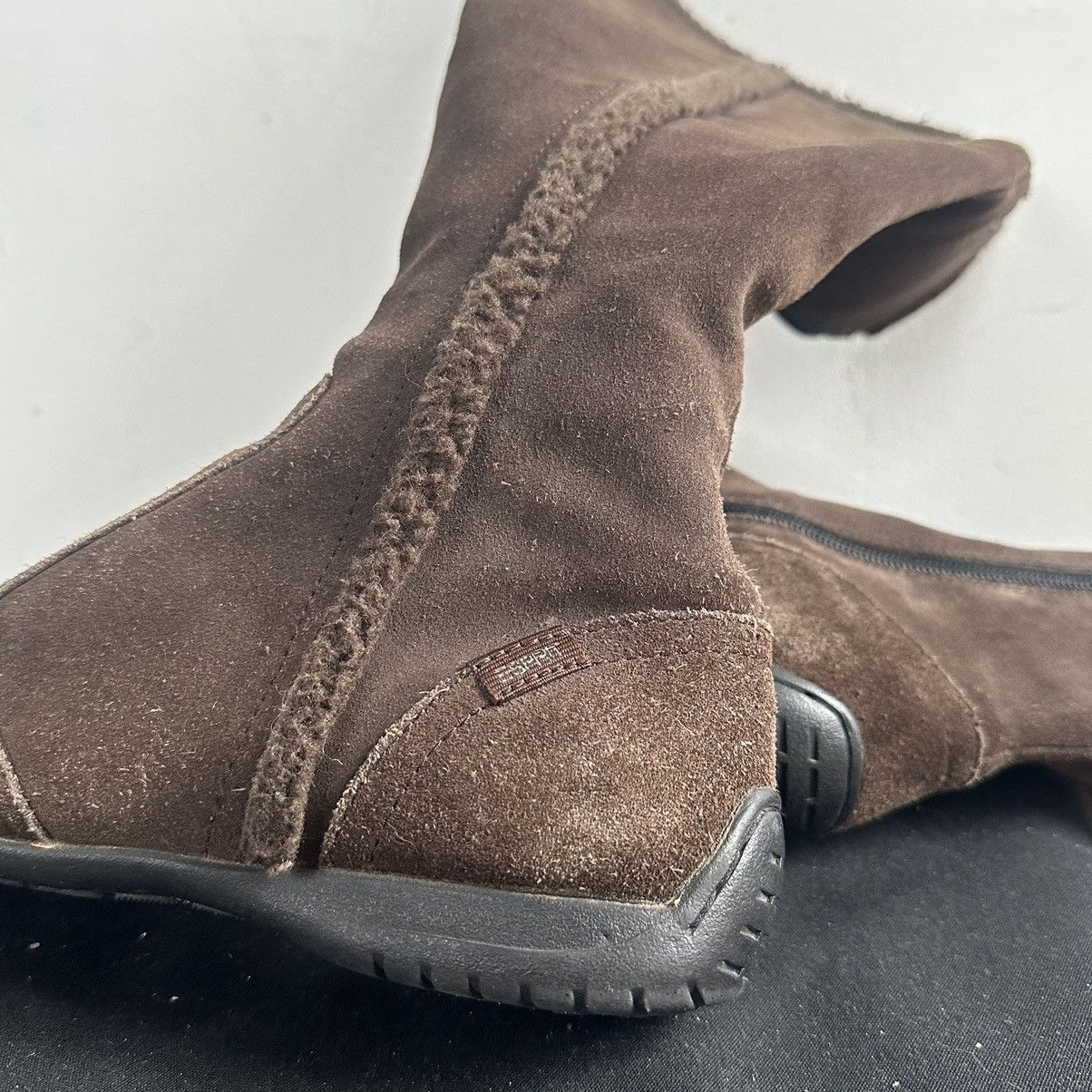 Esprit Vintage high boots Esprit moto suede leather shoes core Size US 9 / IT 39 - 7 Thumbnail