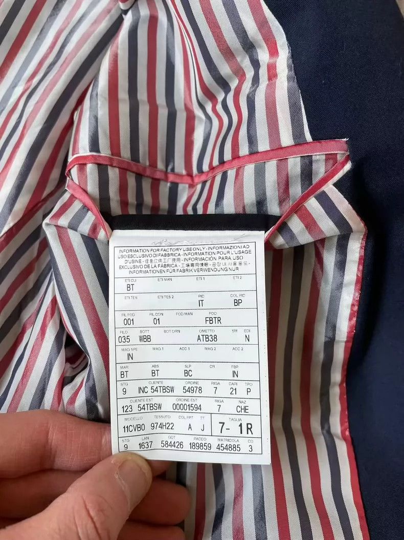 Thom Browne THOM BROWNE1SS22 Blazer Size 1 2502-Nextarrow Size 44S - 6 Thumbnail