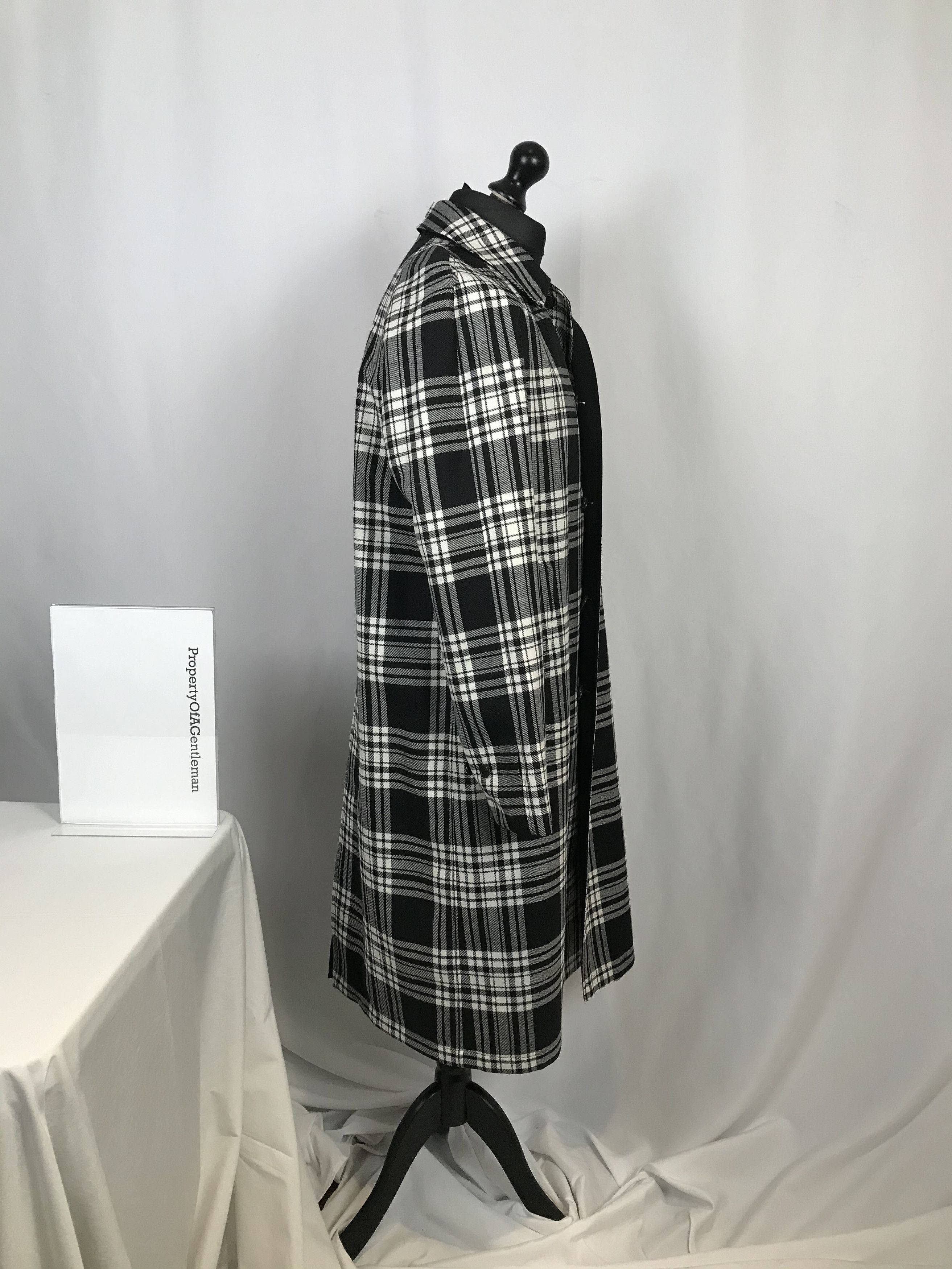 Burberry Burberry Checked Overcoat Size US L / EU 52-54 / 3 - 2 Thumbnail