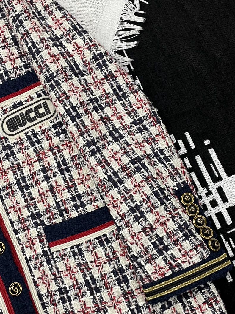 Gucci Gucci Plaid tweed coat Size XS / US 0-2 / IT 36-38 - 2 Thumbnail