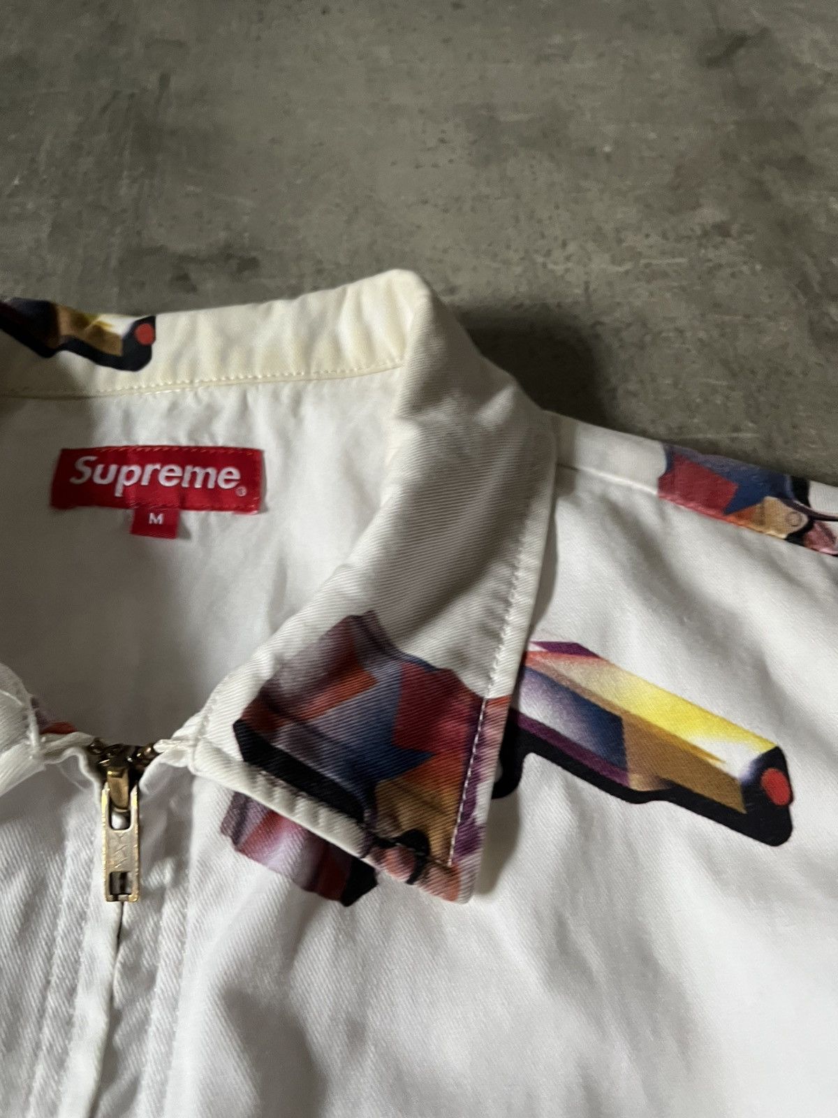 Supreme Supreme Mendini Work Jacket Gun SS16 white Size US M / EU 48-50 / 2 - 12 Thumbnail