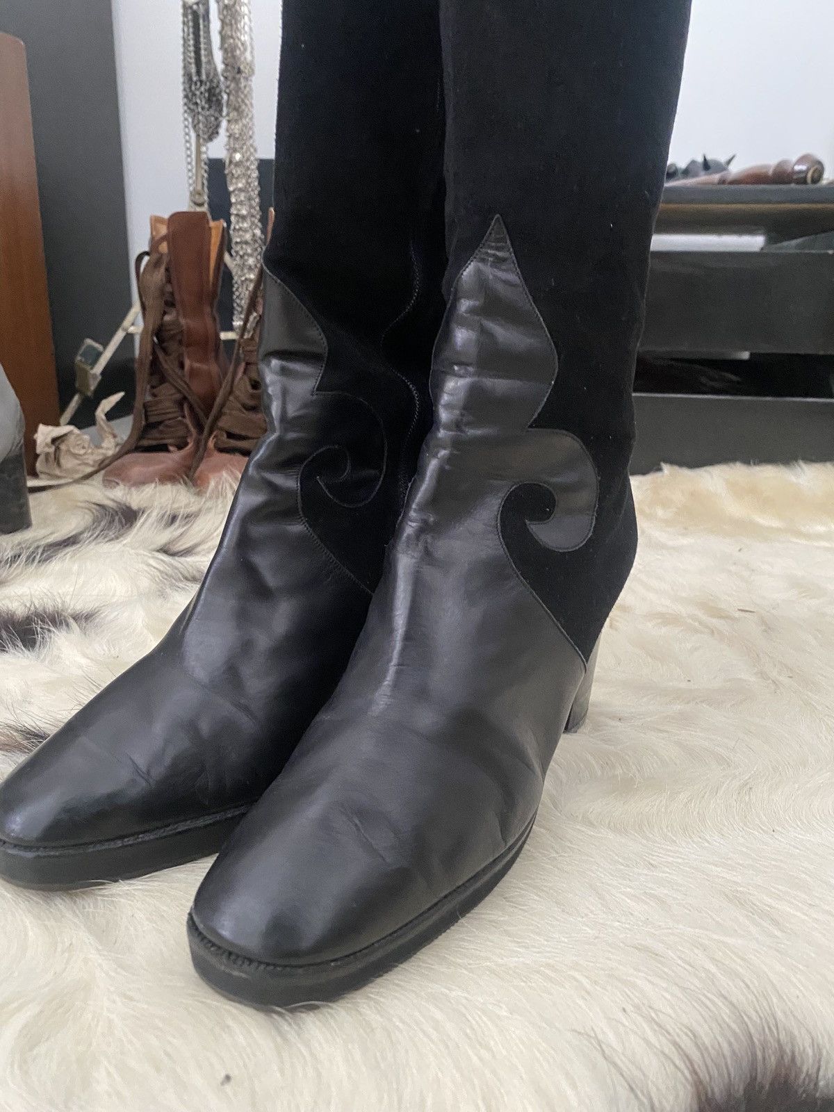 Yves Saint Laurent 1970s Yves Saint Laurent Boots Size US 7 / IT 37 - 3 Thumbnail