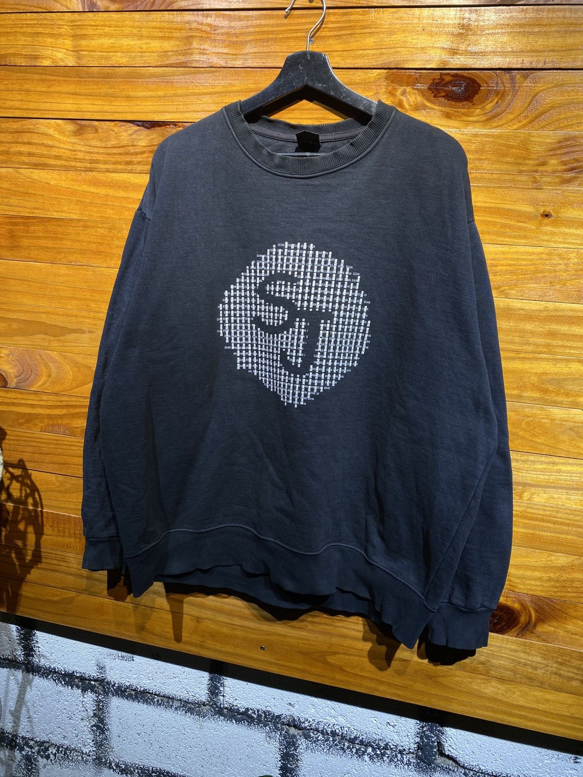 Sean John Vintage Sean John Sweatshirt – Black Cotton Crewneck SJ Logo Size US XL / EU 56 / 4 - 3 Thumbnail