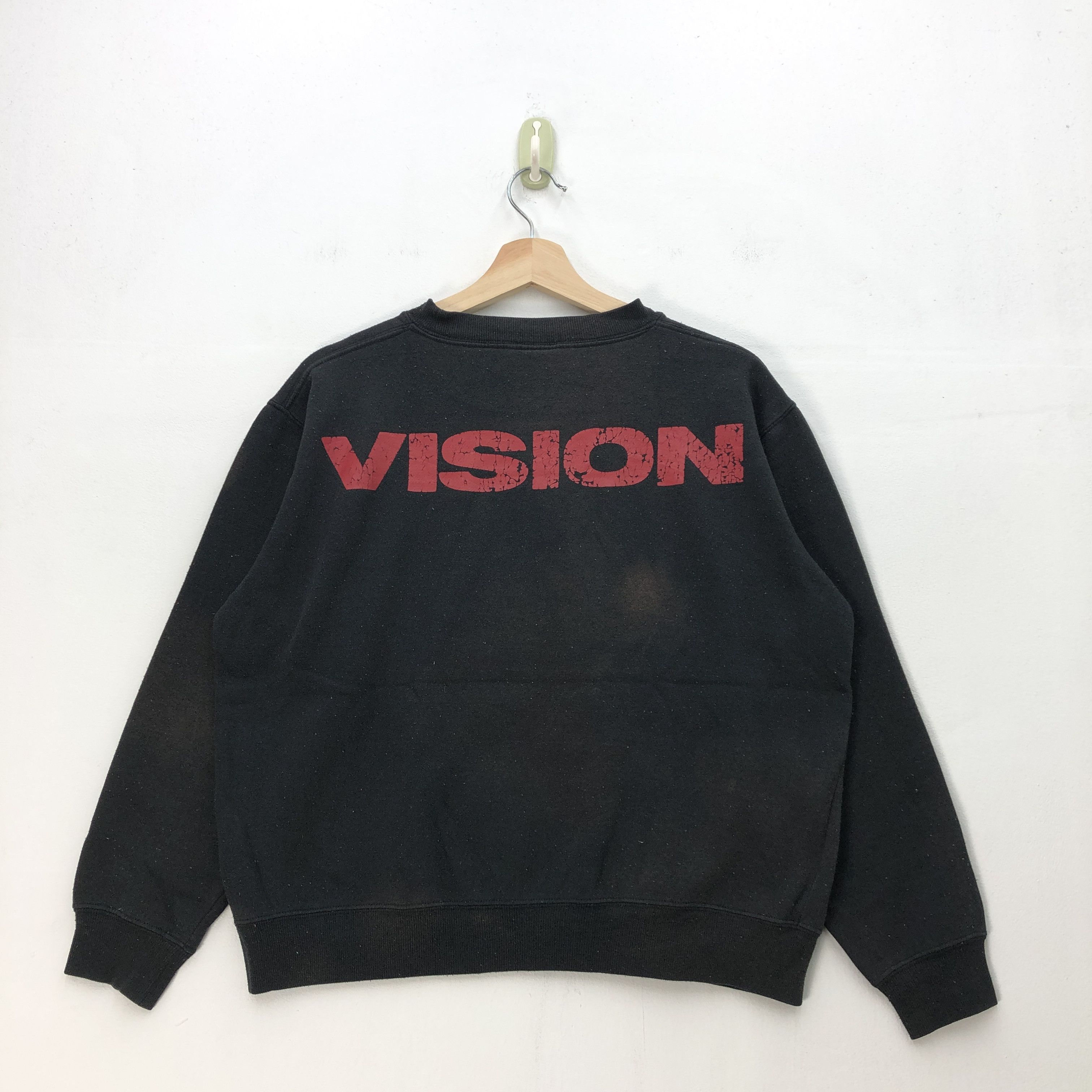 Japanese Brand × Vintage × Vision Streetwear Vision Streetwear Sweater Vision Streetwear Sweatshirt Size US L / EU 52-54 / 3 - 2 Thumbnail