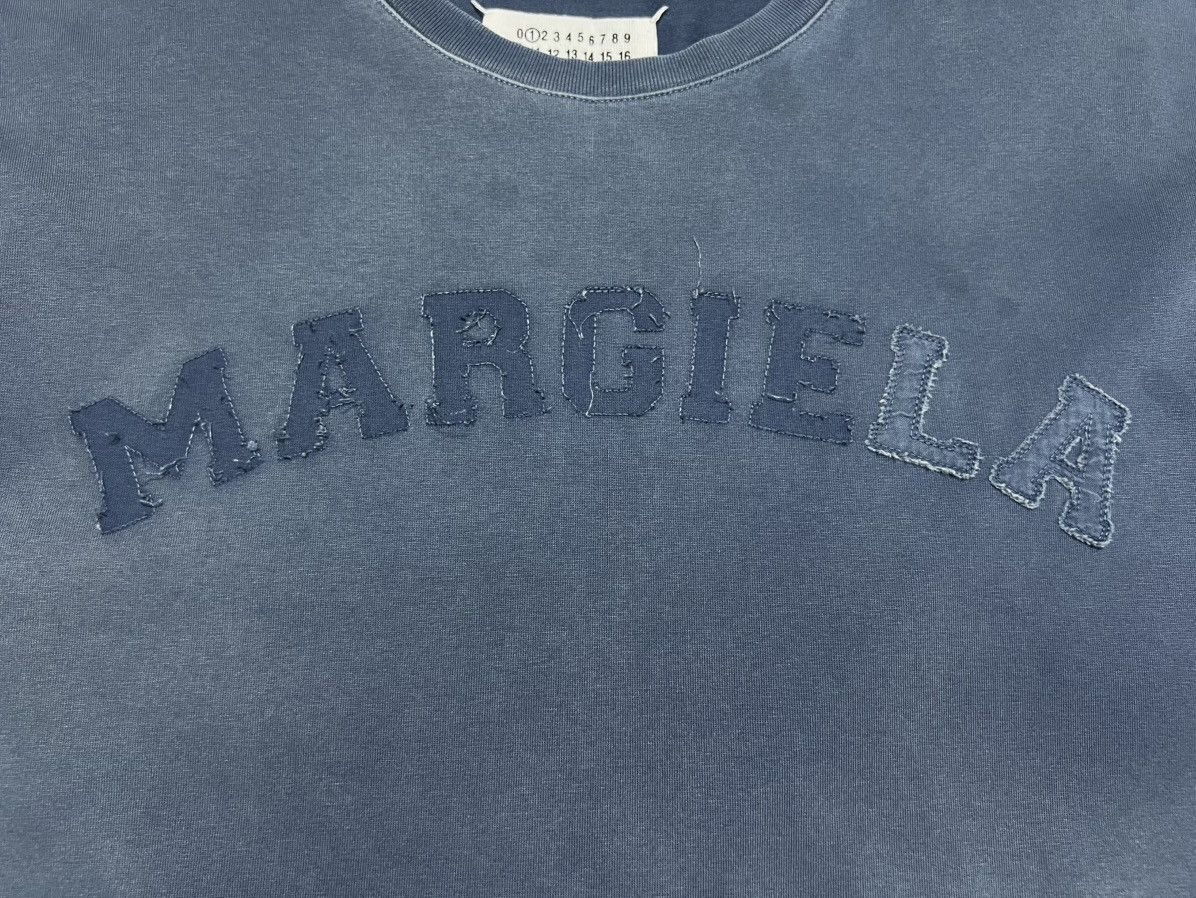 Maison Margiela Maison Margiela - Oversized Overdye Logo T-Shirt Size US S / EU 44-46 / 1 - 8 Thumbnail