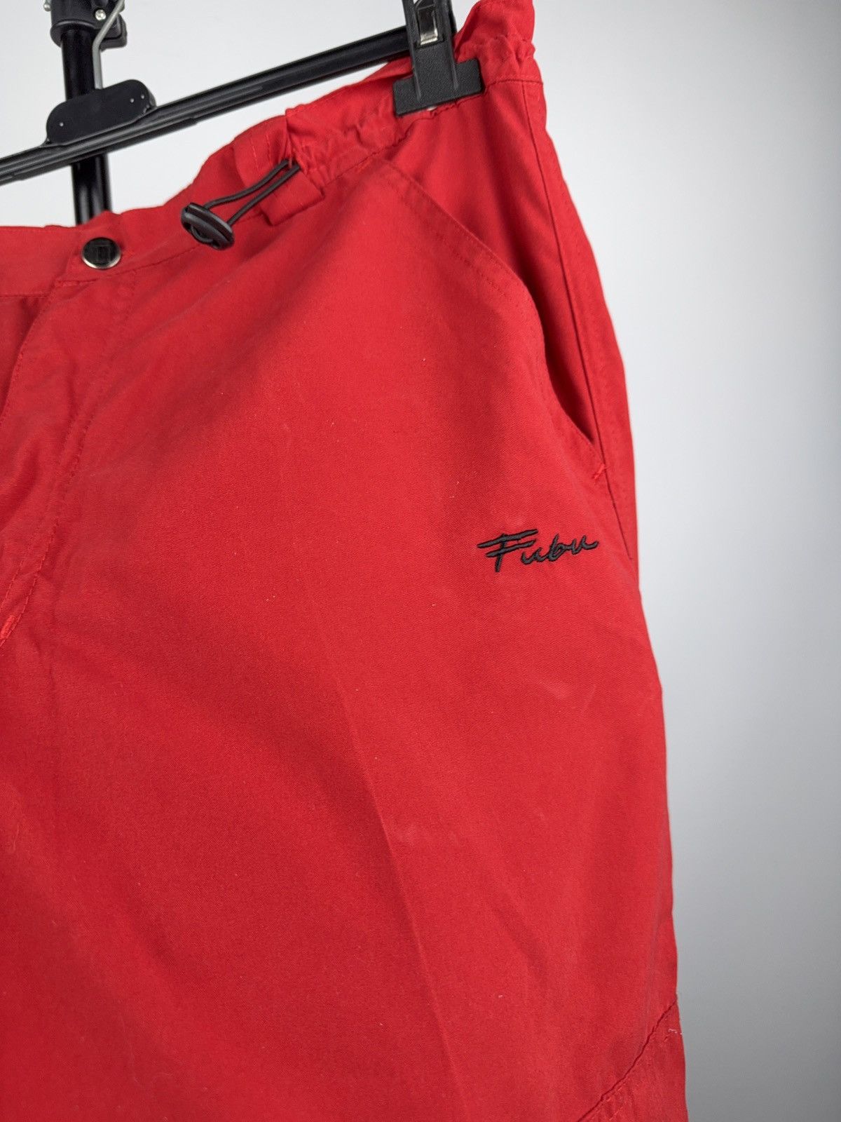Fubu Vintage SK8 FUBU Red Cargo Capri Pants Y2K Hip Hop 🔥 M sz Size US 34 / EU 50 - 6 Thumbnail