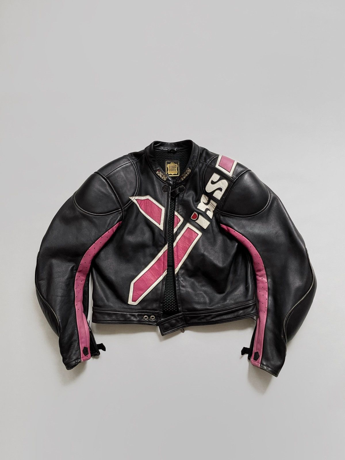 Vintage Ixs Racing leather motorcycle jacket