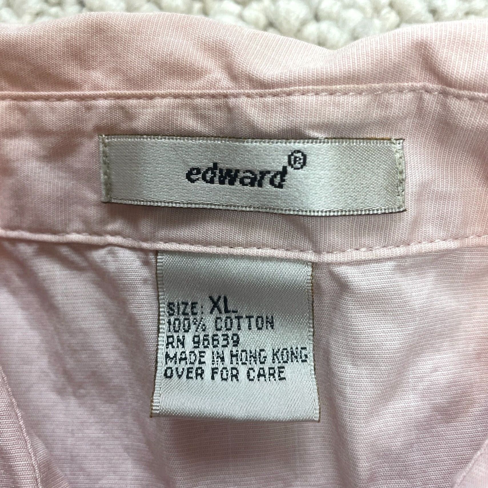 Pinko Edward Blouse Shirt Womens XL Light Pink Cotton Lightweight Stretch Cuff Top Size XL / US 12-14 / IT 48-50 - 6 Thumbnail