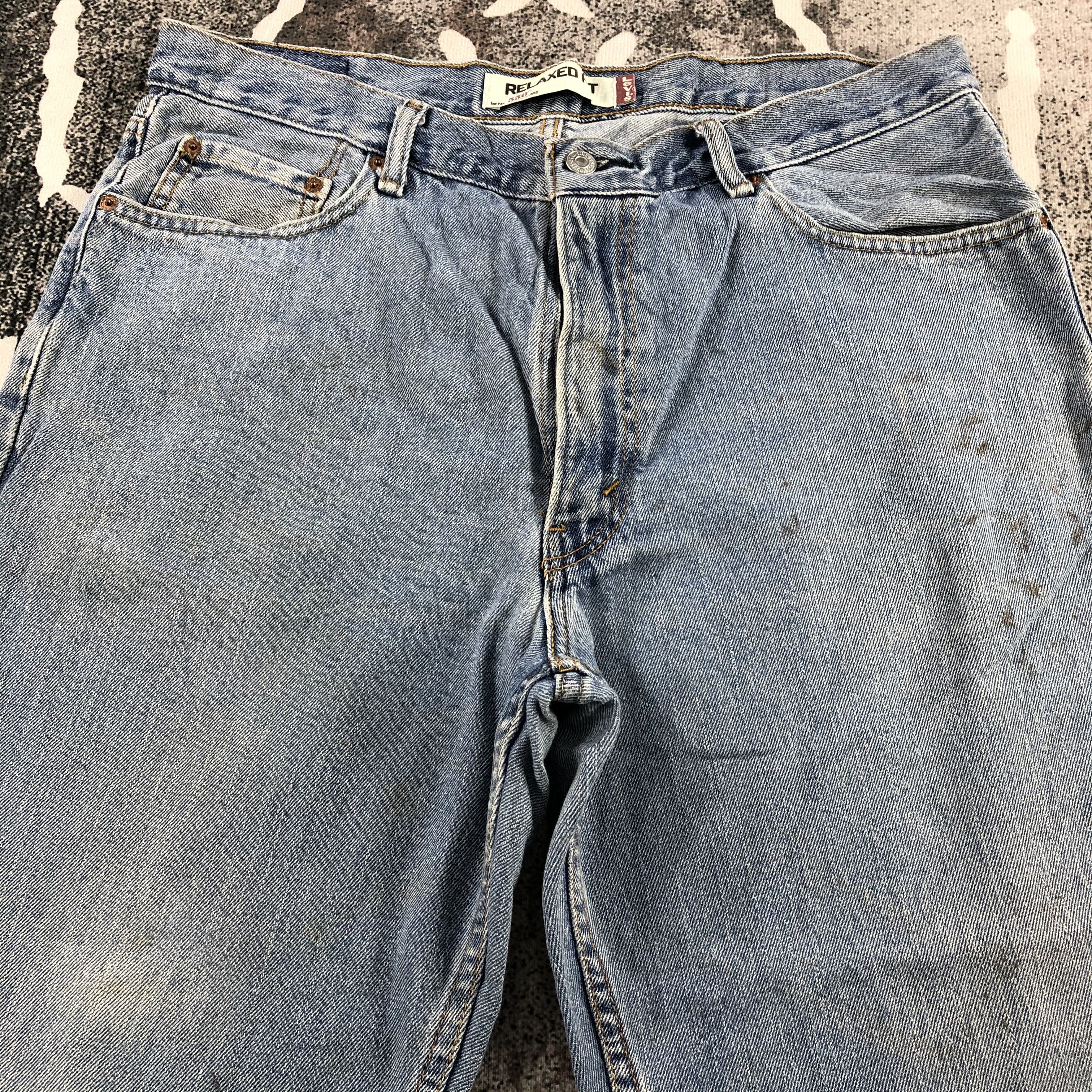 Levi's Vintage Levis 550 Jeans Relaxed Fit Denim KJ869 Size US 36 / EU 52 - 3 Thumbnail