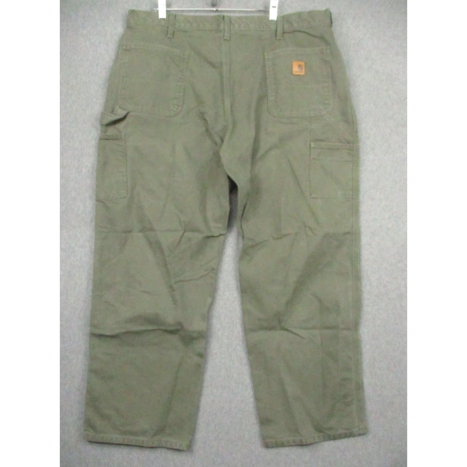 Carhartt VINTAGE Carhartt Original Dungaree Fit Carpenter Pants Green 42x30 B151 Canvas Size US 42 / EU 58 - 2 Thumbnail