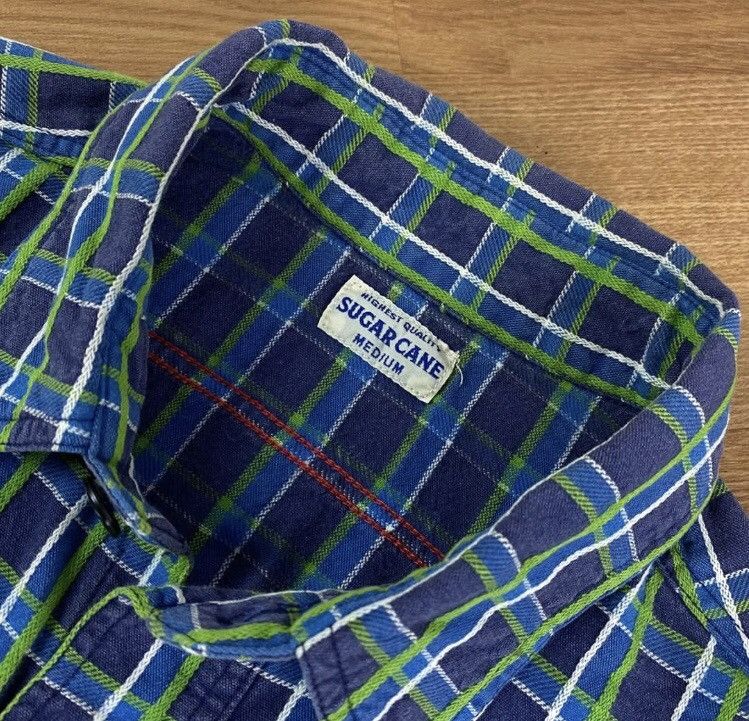 Sugar Cane × Toyo Enterprises × Vintage Vintage Sugar Cane Long Sleeve Green Plad Shirt Size US M / EU 48-50 / 2 - 4 Thumbnail