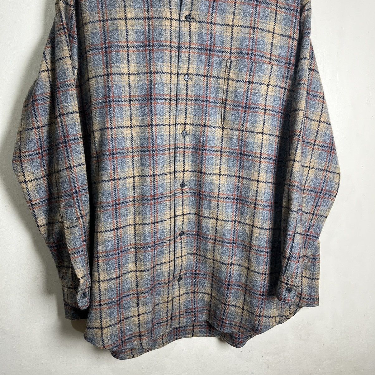 Y's for Men Y's For Men by Yohji Yamamoto Lane Wool Long Sleeve Shirt Size US S / EU 44-46 / 1 - 3 Thumbnail