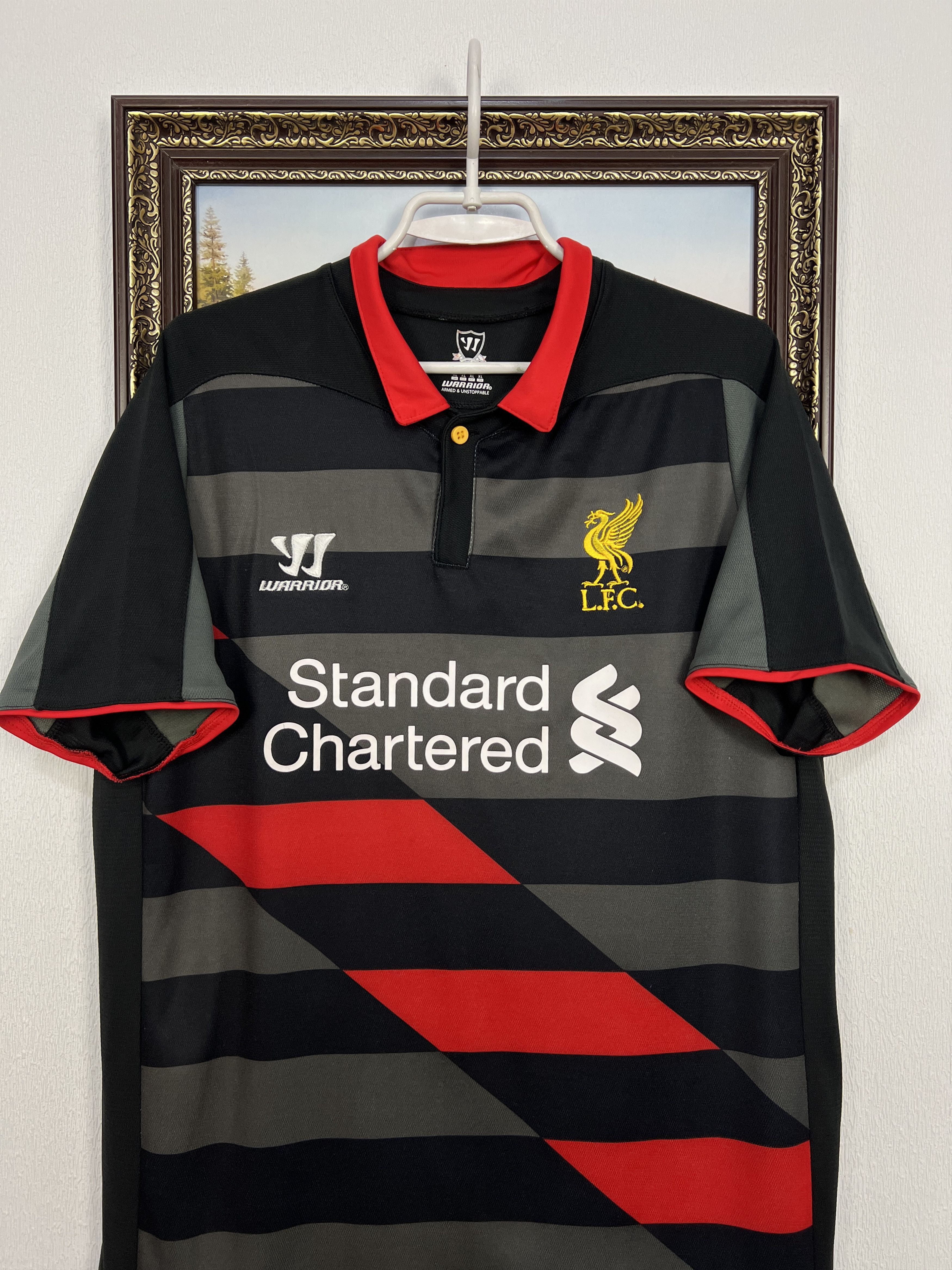 New Balance Liverpool Third football shirt 2014 Soccer Lallana Size US L / EU 52-54 / 3 - 2 Thumbnail