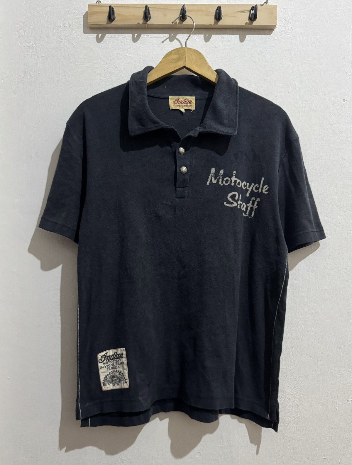 Toyo Enterprises Y2k Indian Motorcyle ifsixwasnine polo tshirt Size US L / EU 52-54 / 3 - 1 Thumbnail